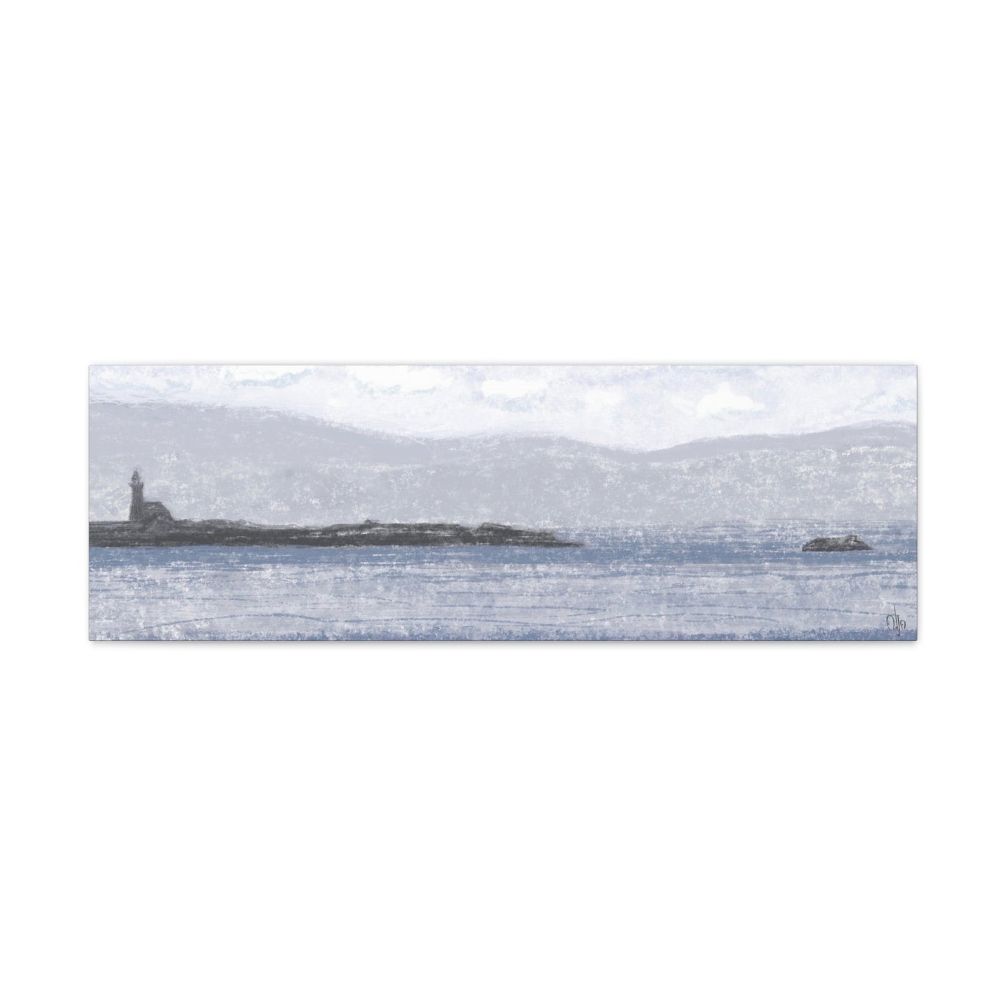 Lighthouse Point Canvas Print - Alja Design