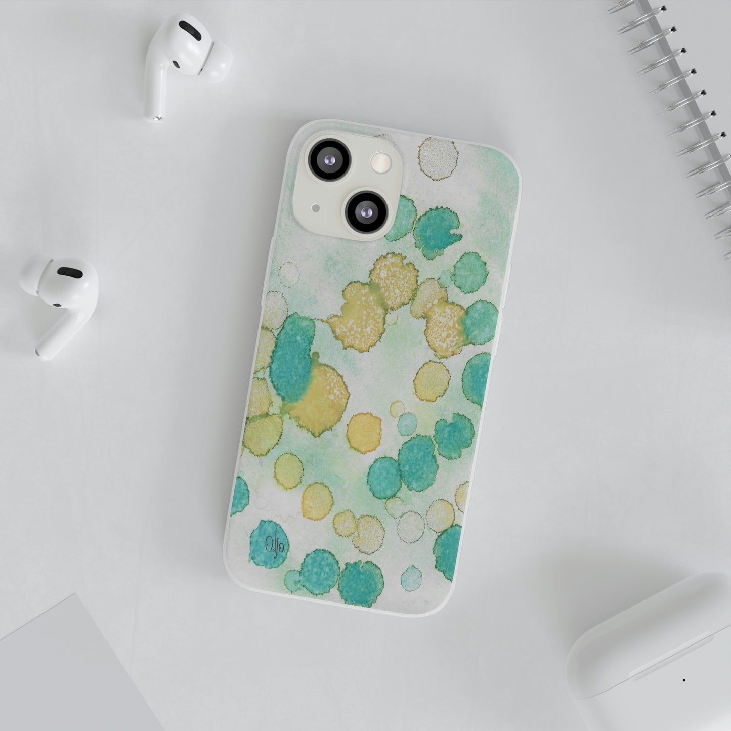 iPhone and Samsung Galaxy Flexi Phone Case Deep Bubbles - Alja Design