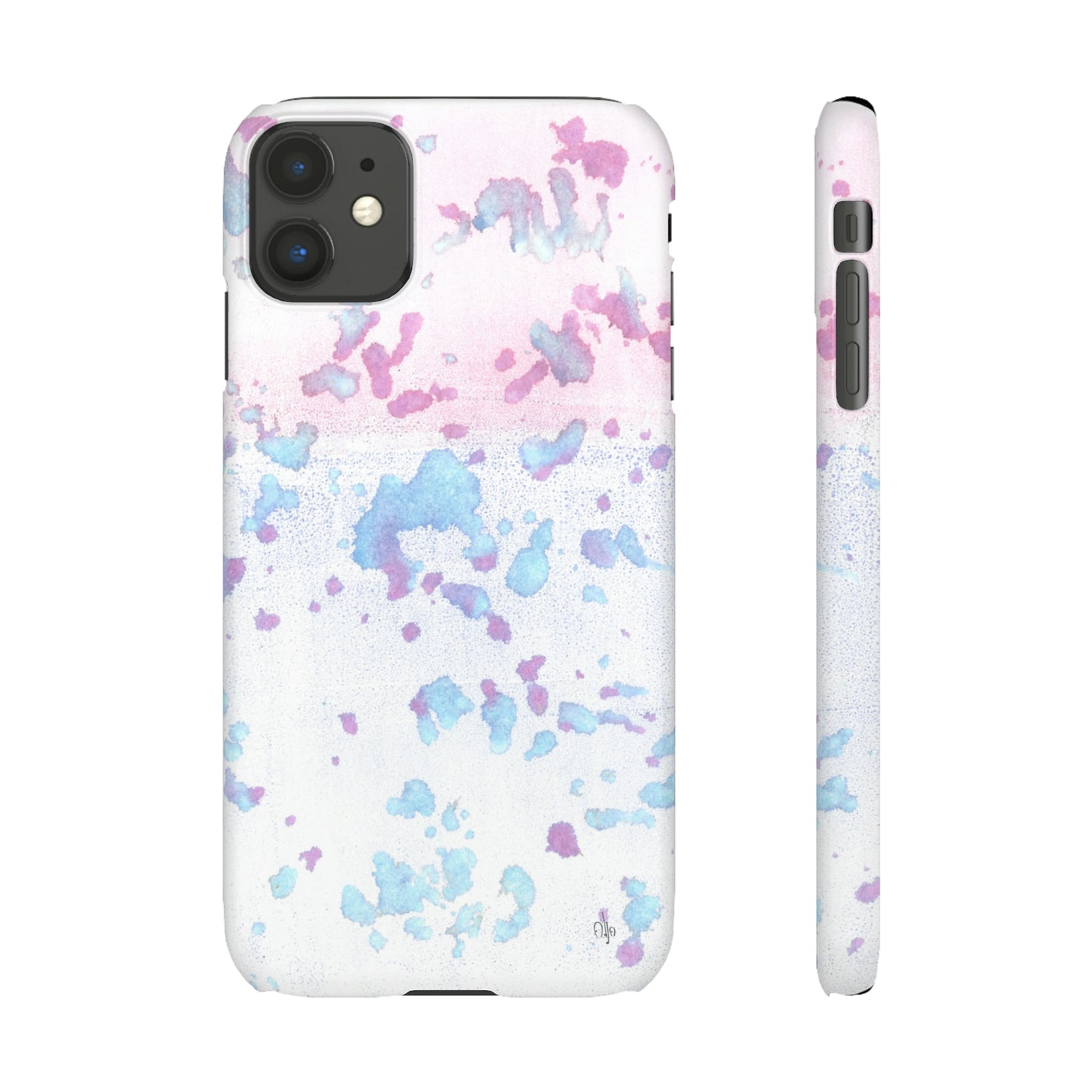 iPhone Samsung Galaxy Pixel5G Snap Case Phone Case Mineral Splashes - Alja Design