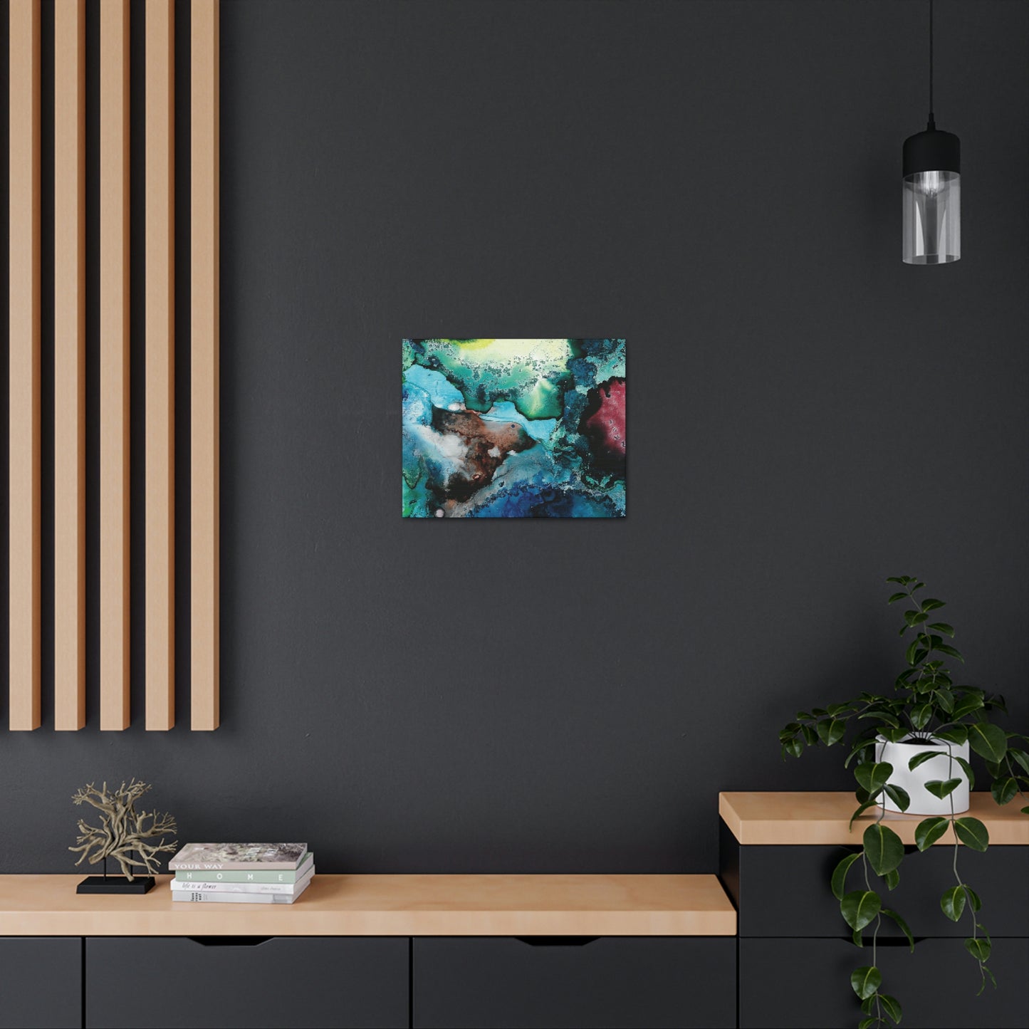 Inner Space 18 Canvas Print - Alja Design