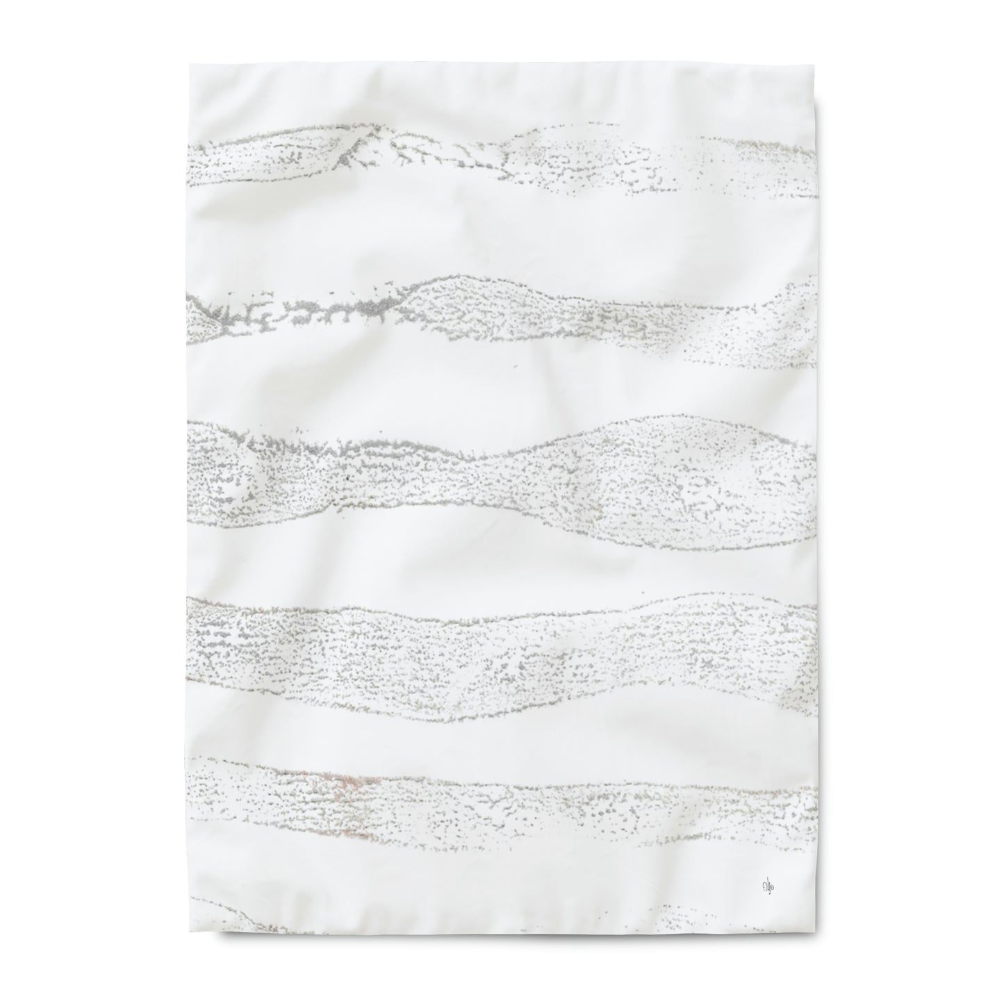 Silver Stripes Duvet Cover - Alja Design