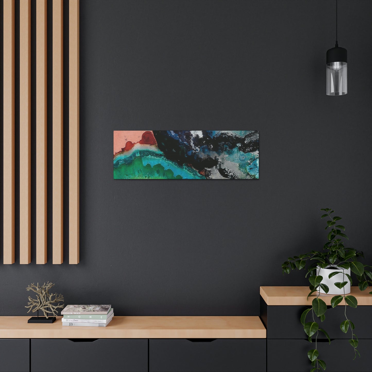 Inner Space 13 Canvas Print - Alja Design