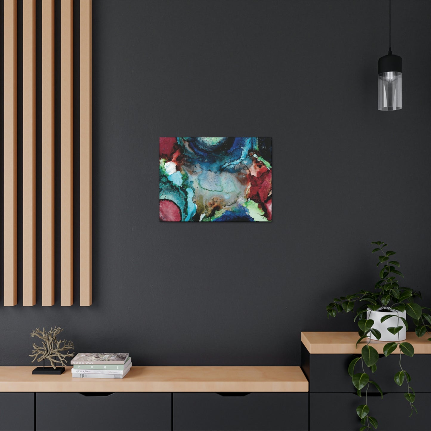 Inner Space 19 Canvas Print - Alja Design