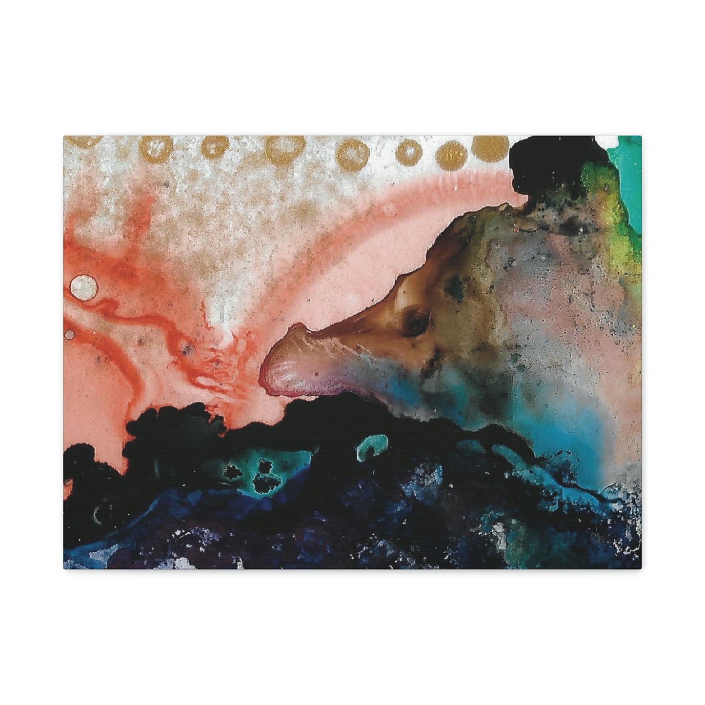 Inner Space 14 Canvas Print - Alja Design