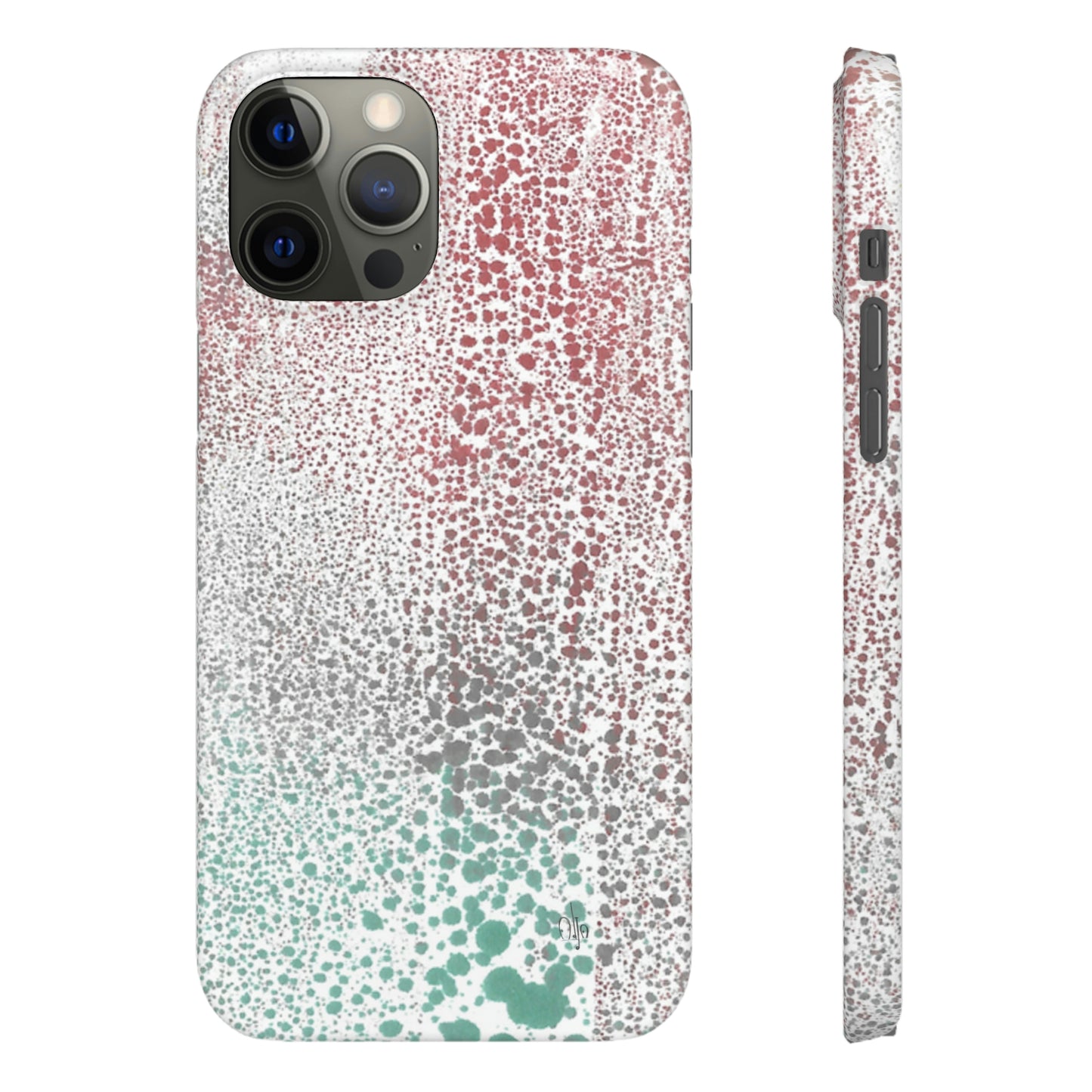 iPhone Samsung Galaxy Pixel5G Snap Case Phone Case Gradient Drip - Alja Design