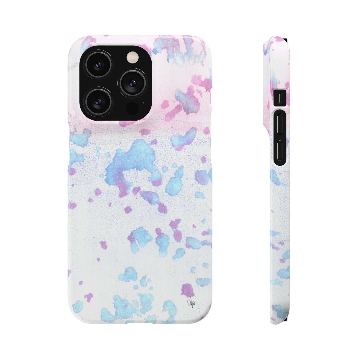 iPhone Samsung Galaxy Pixel5G Snap Case Phone Case Mineral Splashes - Alja Design