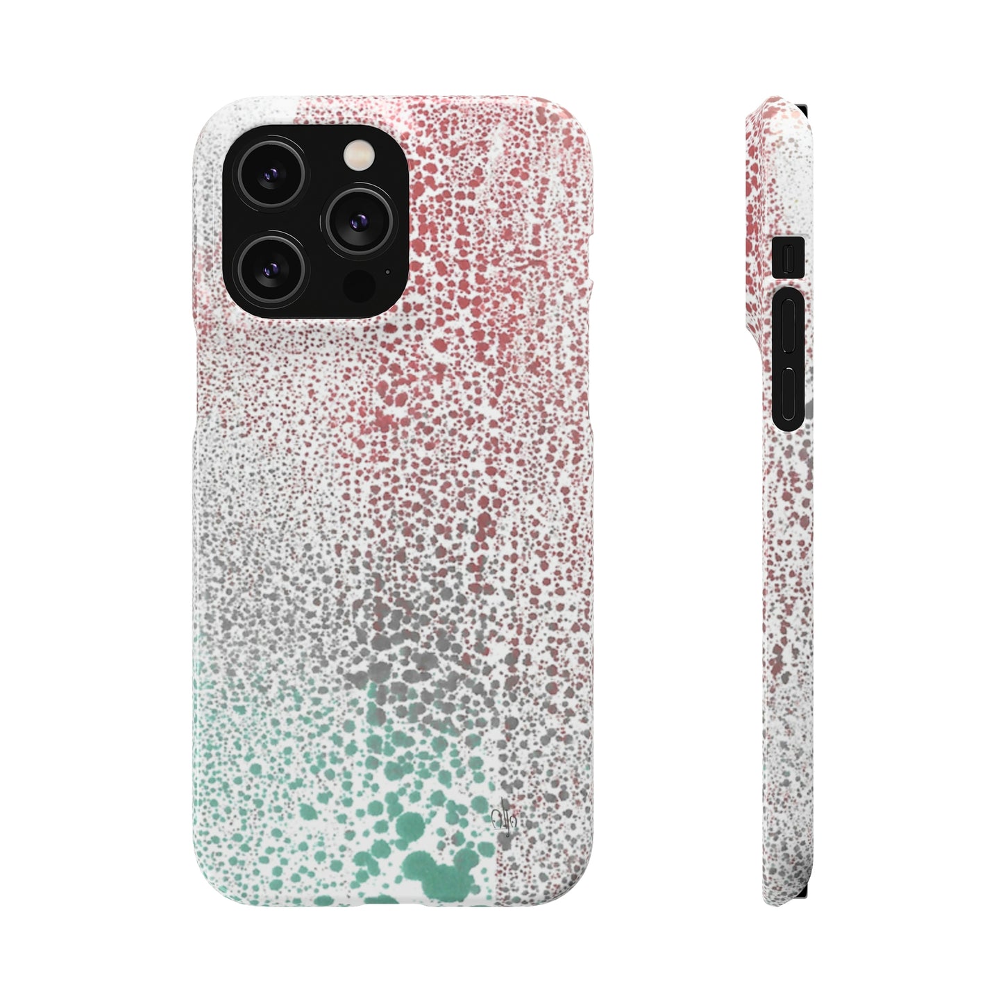 iPhone Samsung Galaxy Pixel5G Snap Case Phone Case Gradient Drip - Alja Design