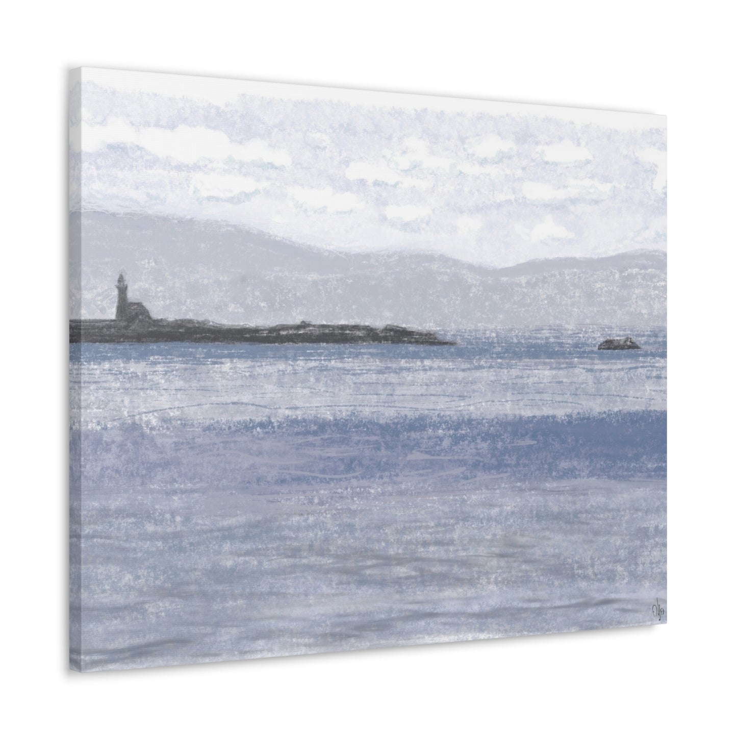Lighthouse Point Canvas Print - Alja Design