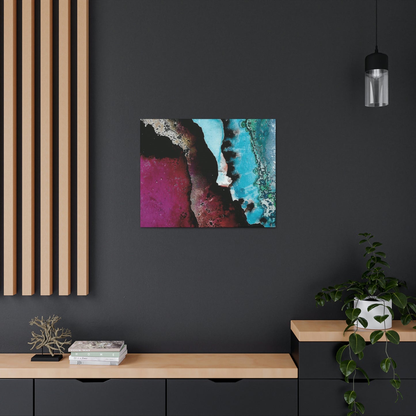 Inner Space 4 Canvas Print - Alja Design
