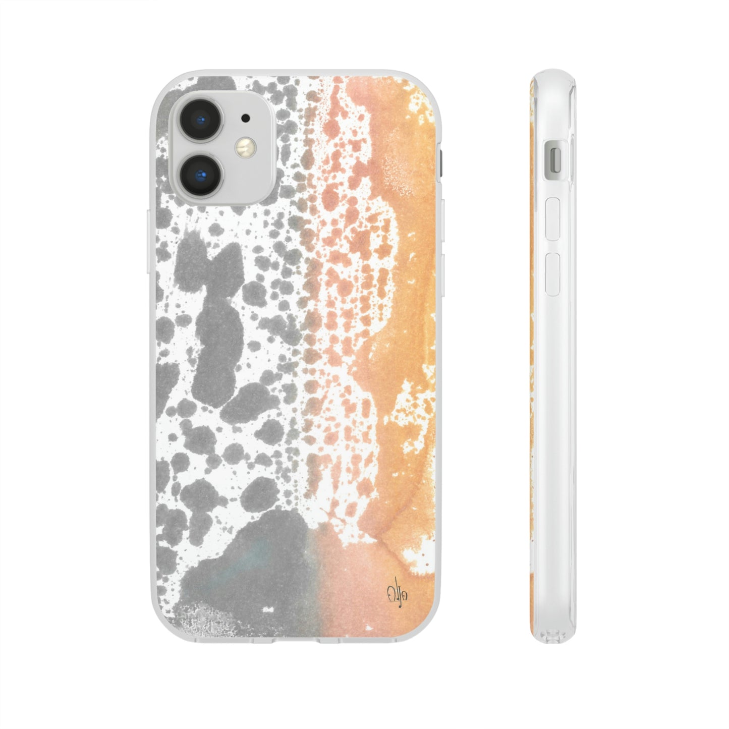 iPhone and Samsung Galaxy Flexi Phone Case Lava Waterfall - Alja Design