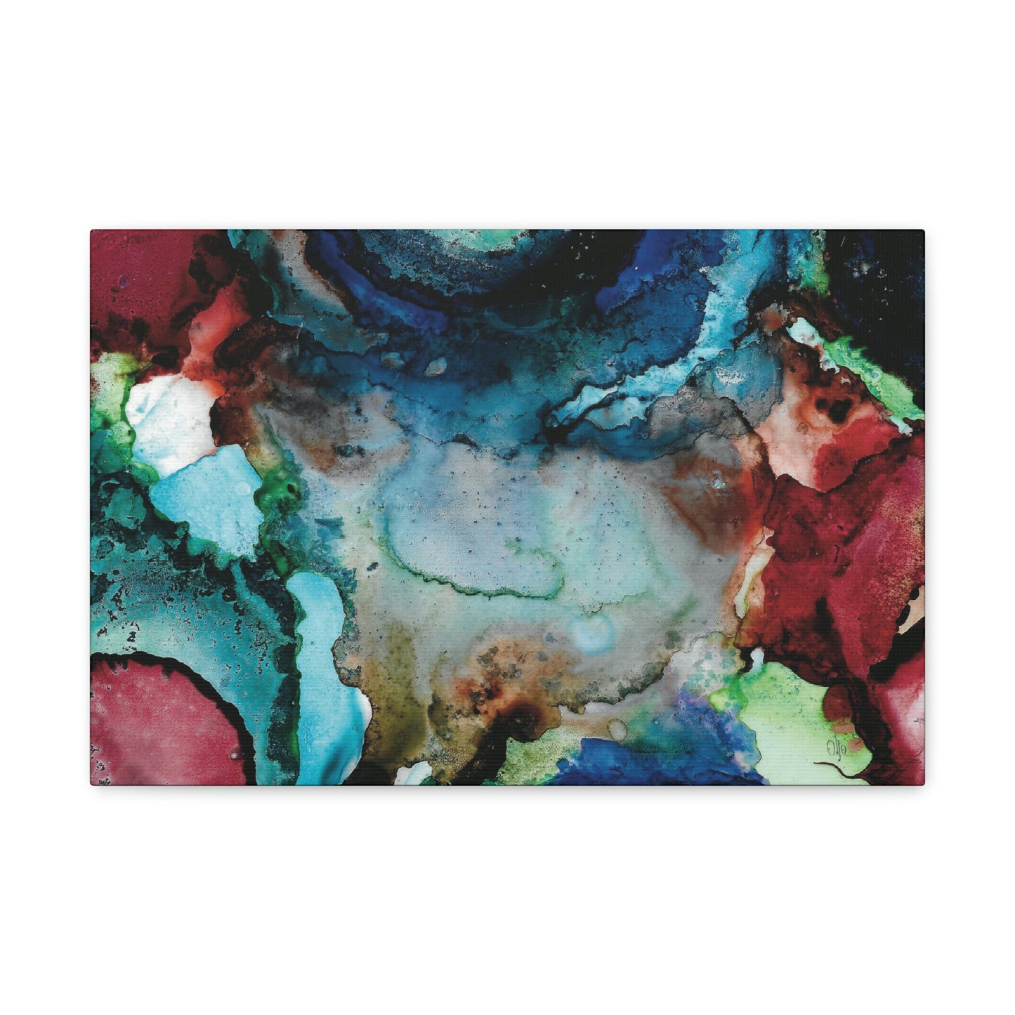 Inner Space 19 Canvas Print - Alja Design