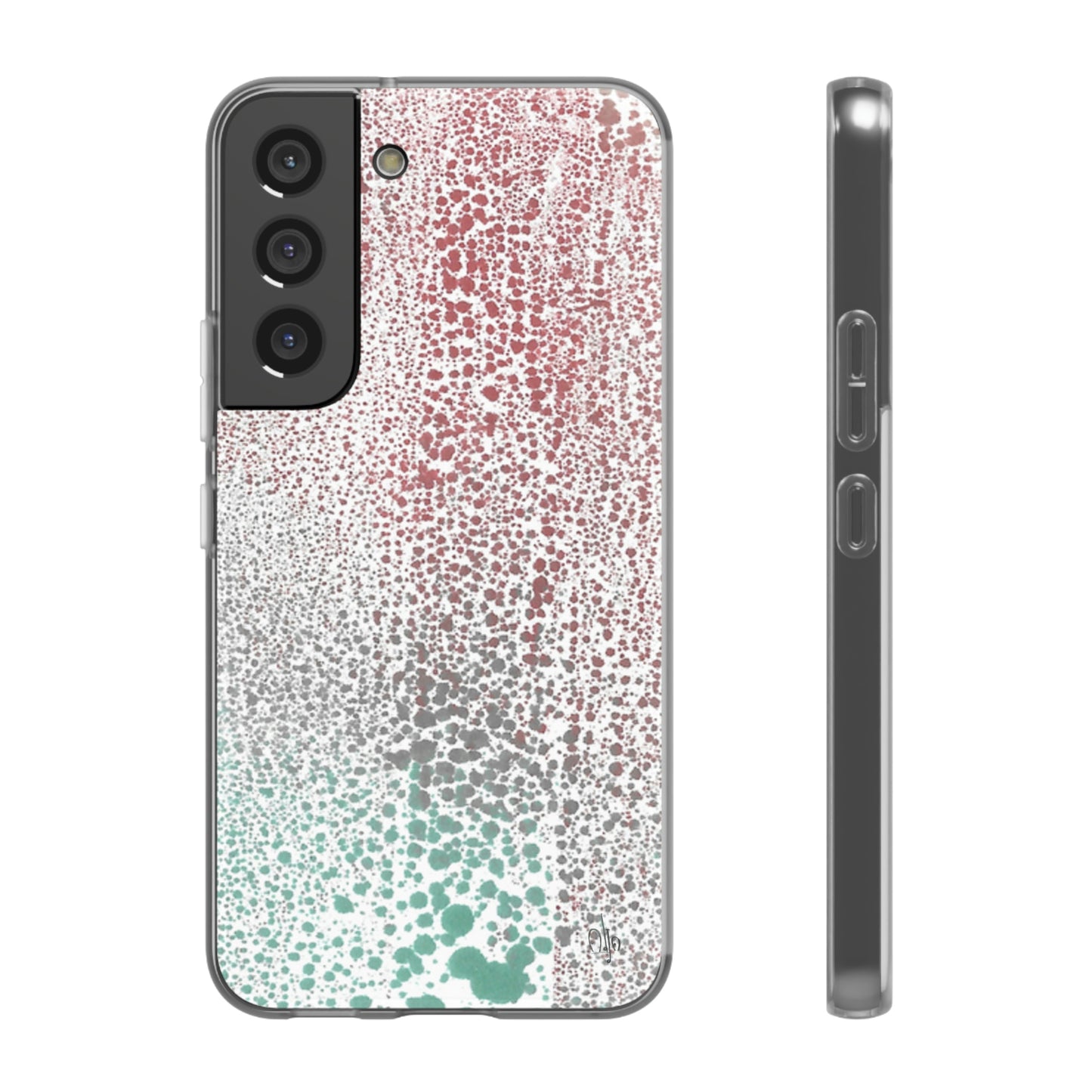 iPhone and Samsung Galaxy Flexi Phone Case Gradient Drip - Alja Design
