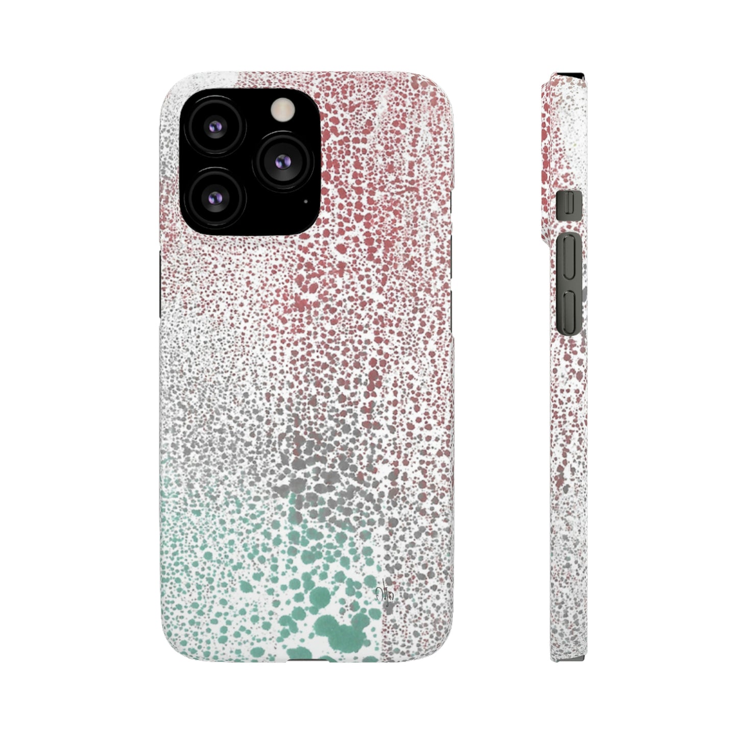 iPhone Samsung Galaxy Pixel5G Snap Case Phone Case Gradient Drip - Alja Design