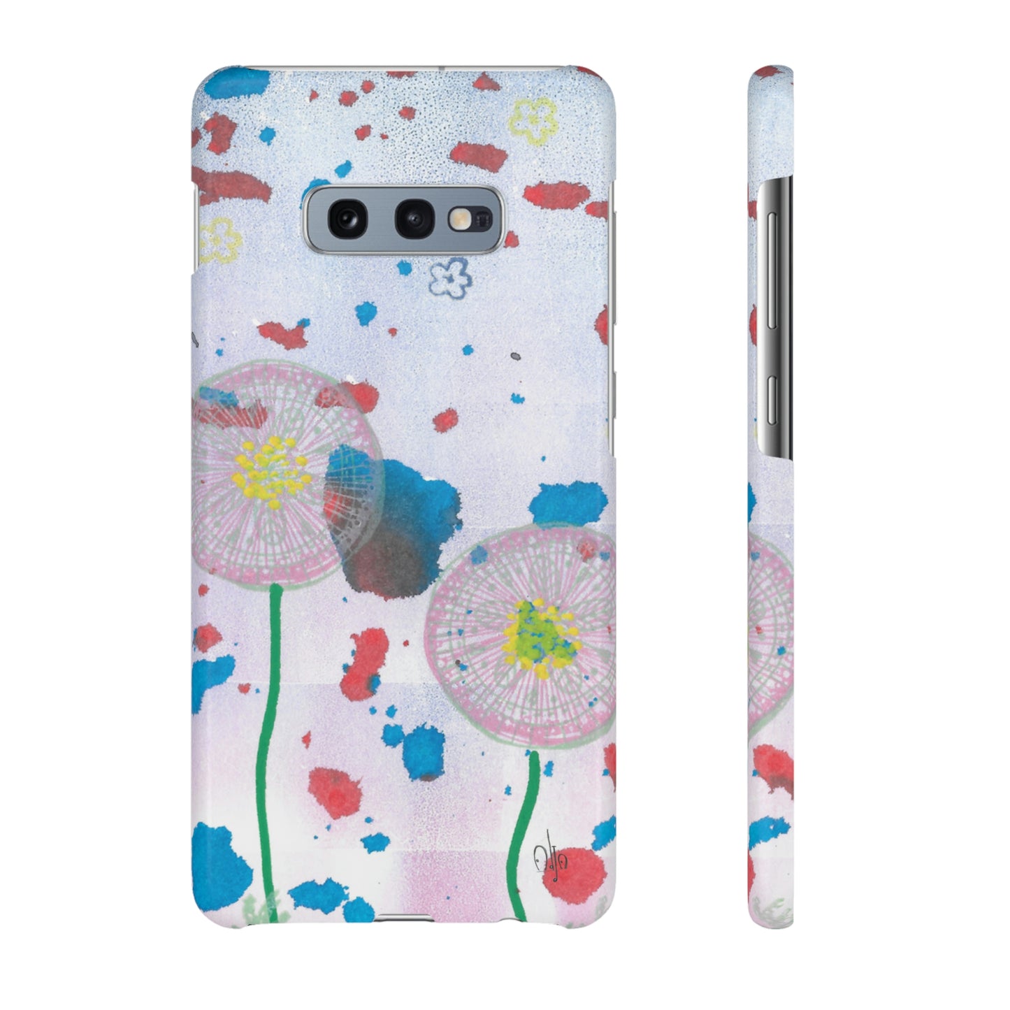 iPhone Samsung Galaxy Pixel5G Snap Case Phone Case Dandelion Party - Alja Design