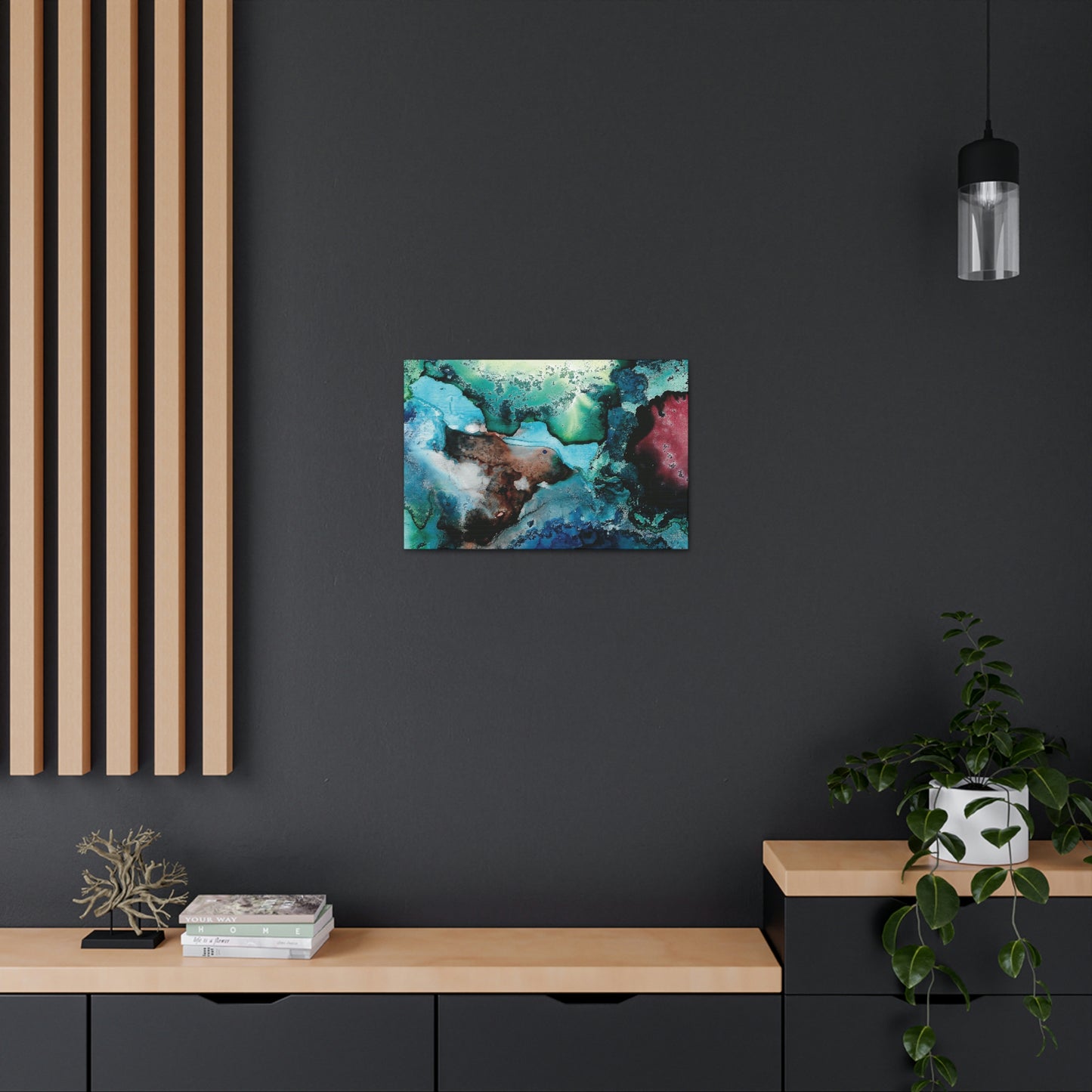 Inner Space 18 Canvas Print - Alja Design