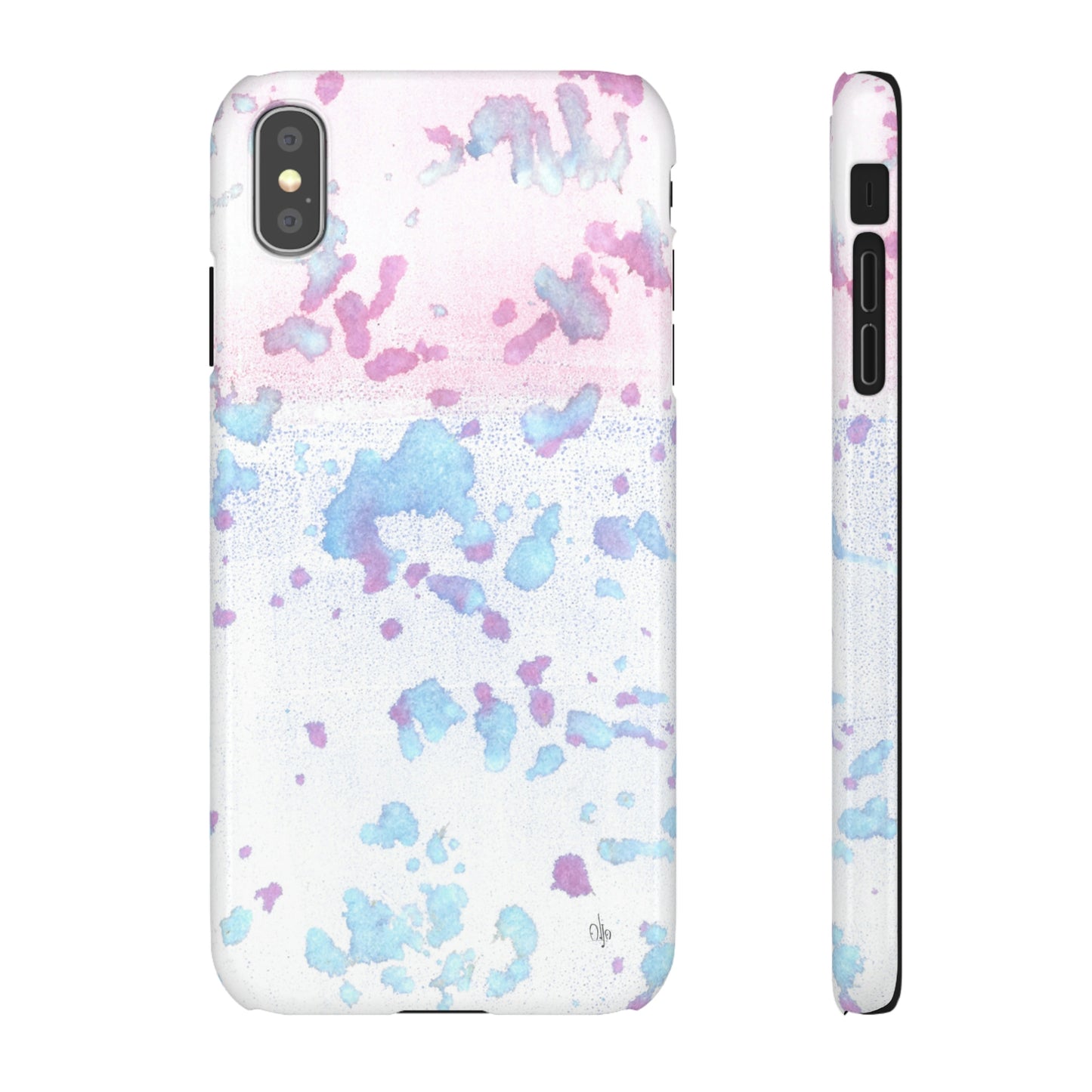 iPhone Samsung Galaxy Pixel5G Snap Case Phone Case Mineral Splashes - Alja Design