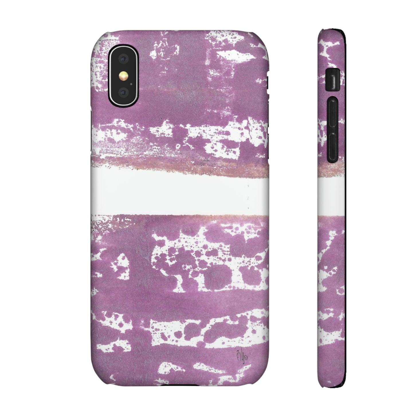 iPhone Samsung Galaxy Pixel5G Snap Case Phone Case Purple Horizon - Alja Design