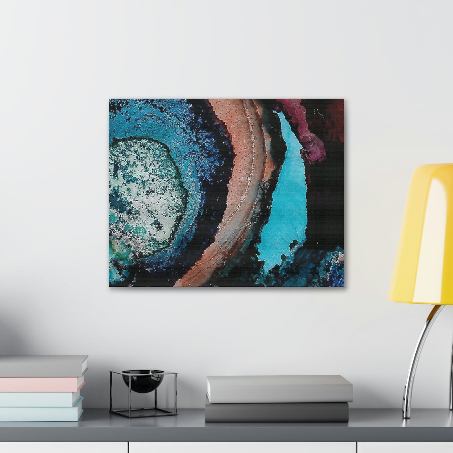 Inner Space 10 Canvas Print - Alja Design