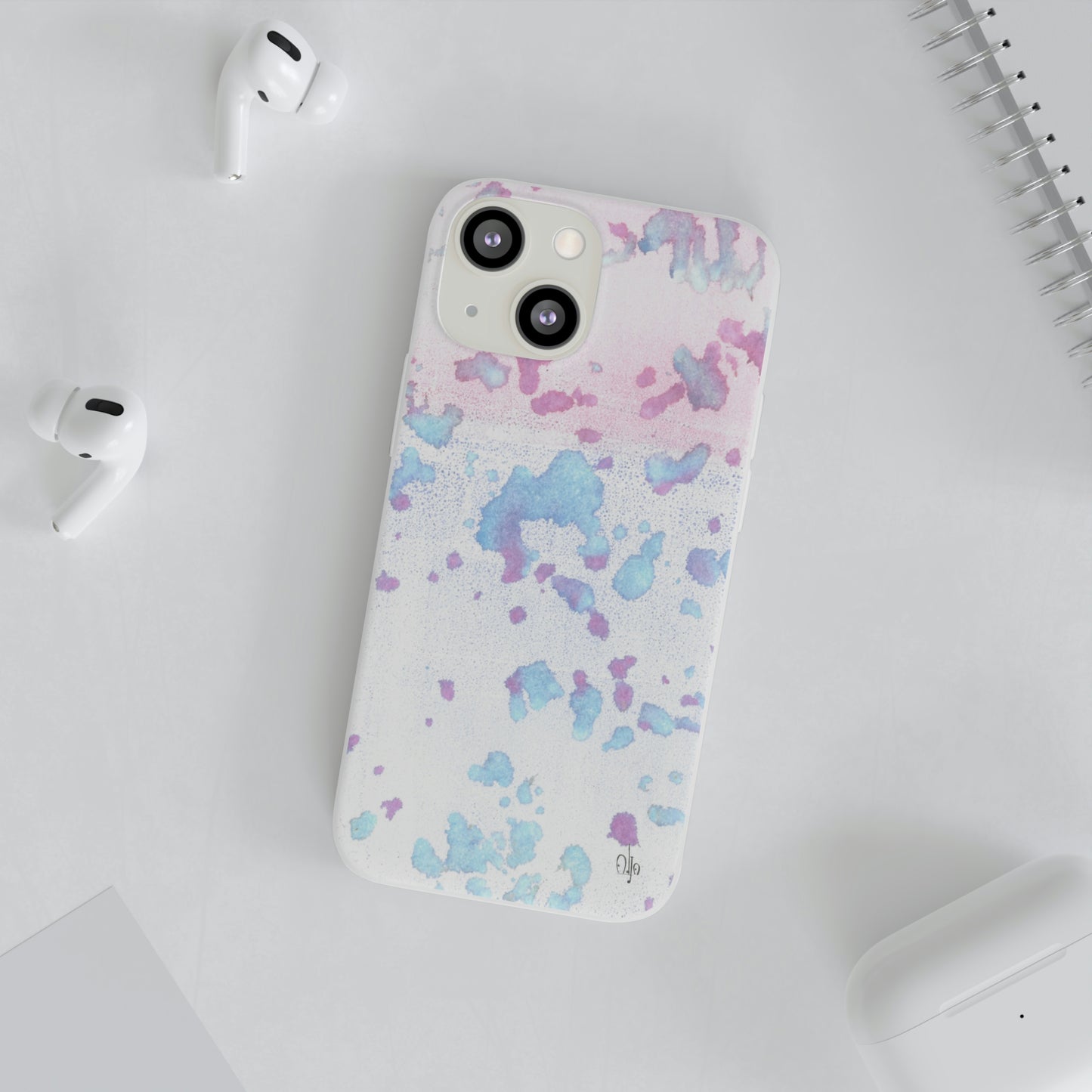 iPhone and Samsung Galaxy Flexi Phone Case Mineral Splashes - Alja Design
