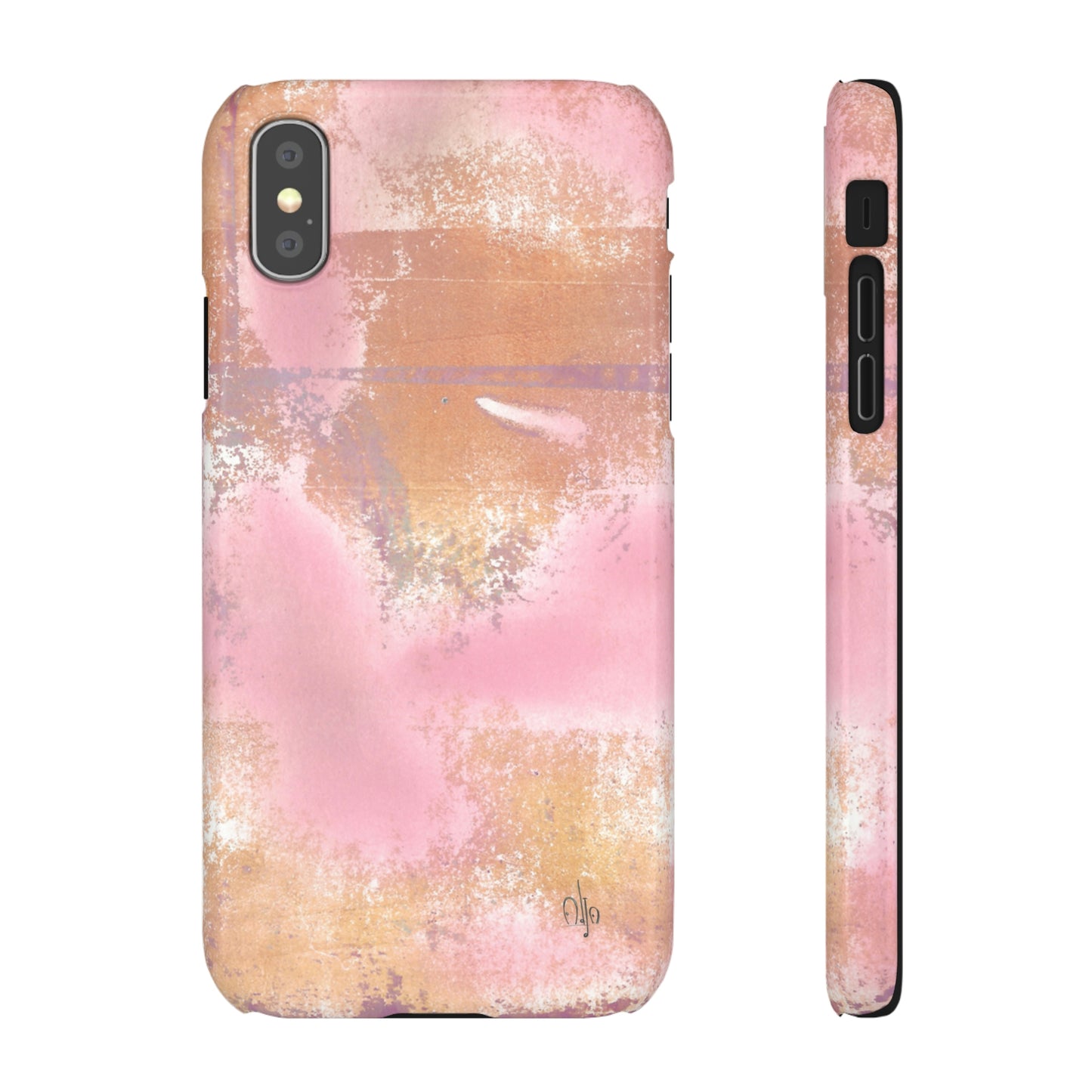 iPhone Samsung Galaxy Pixel5G Snap Case Phone Case Passionate Pink - Alja Design