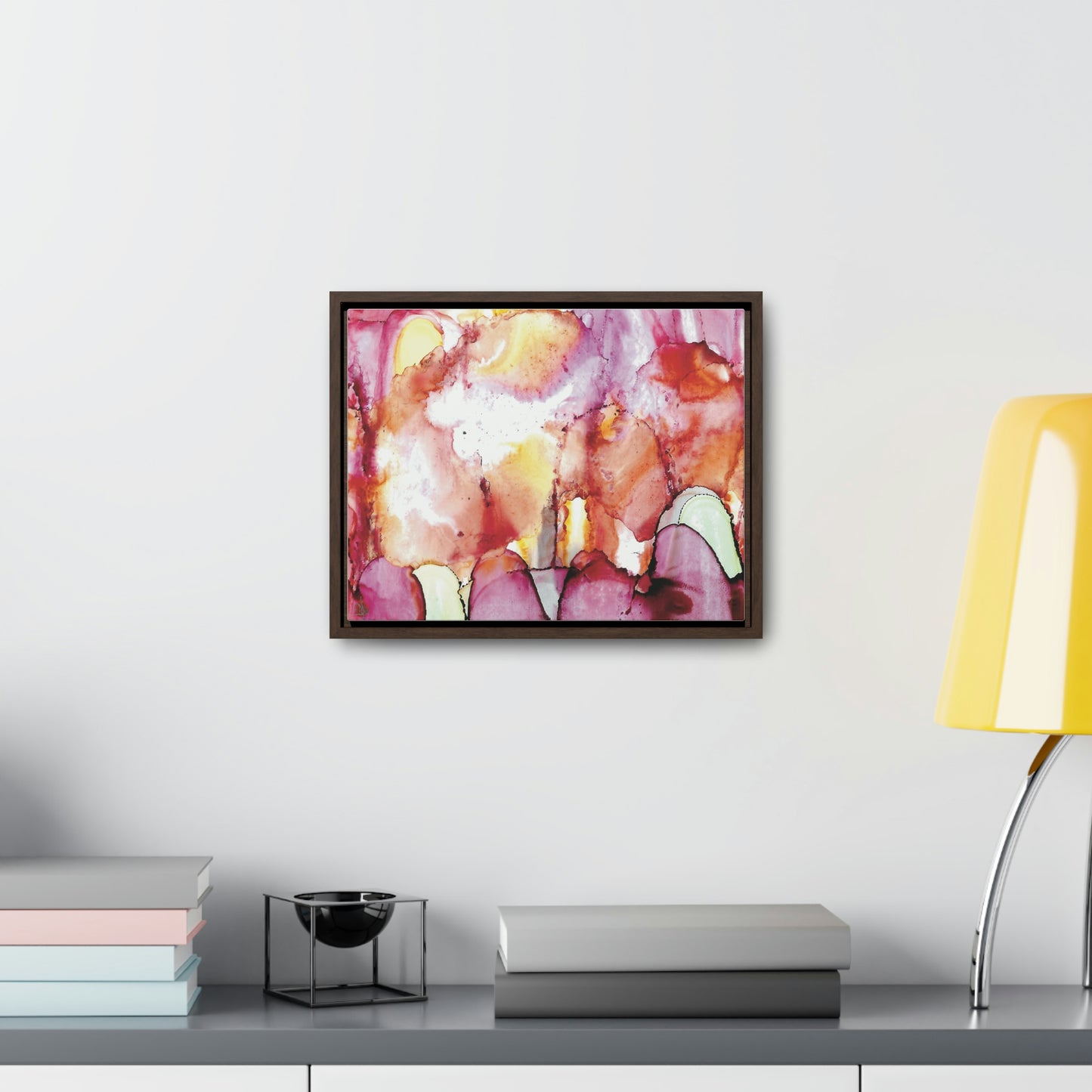 Off the Grid 12 Framed Canvas Print - Alja Design