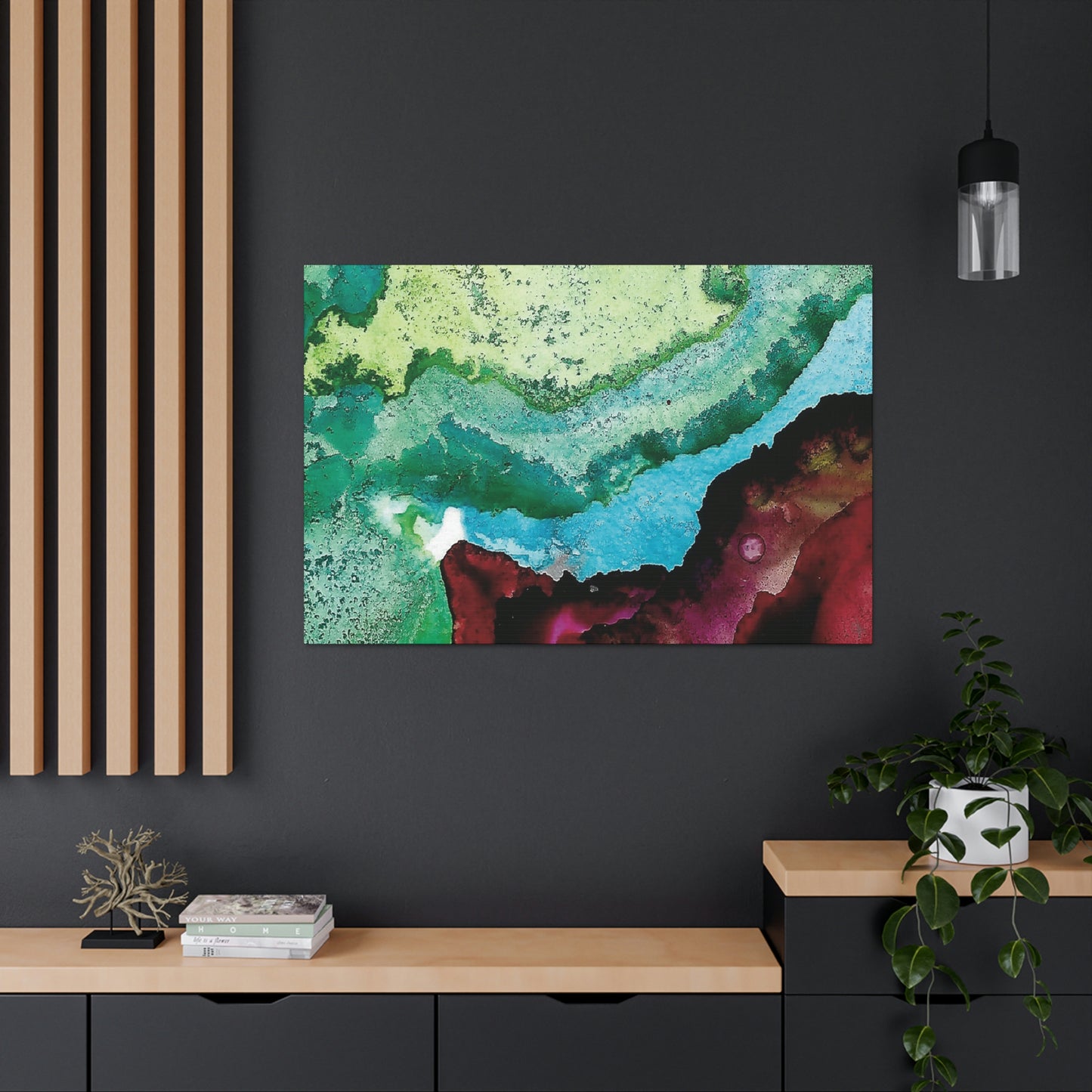 Inner Space 11 Canvas Print - Alja Design