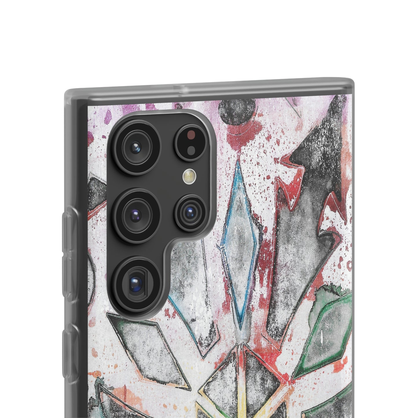 iPhone and Samsung Galaxy Flexi Phone Case Green Ice - Alja Design