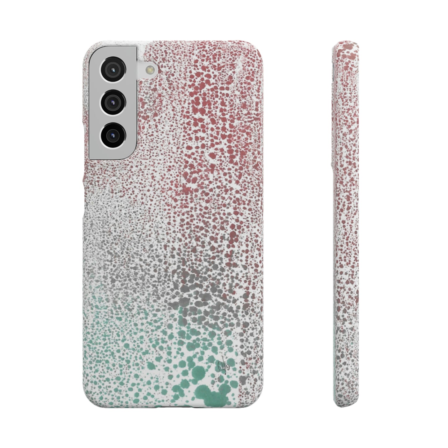 iPhone Samsung Galaxy Pixel5G Snap Case Phone Case Gradient Drip - Alja Design