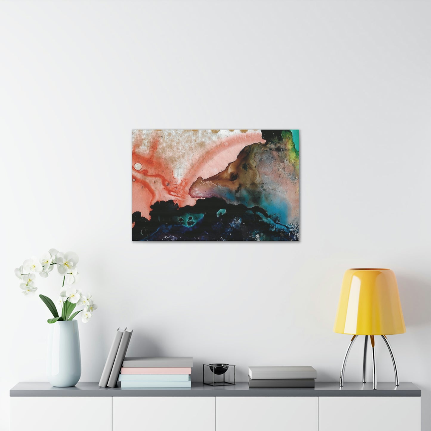 Inner Space 14 Canvas Print - Alja Design