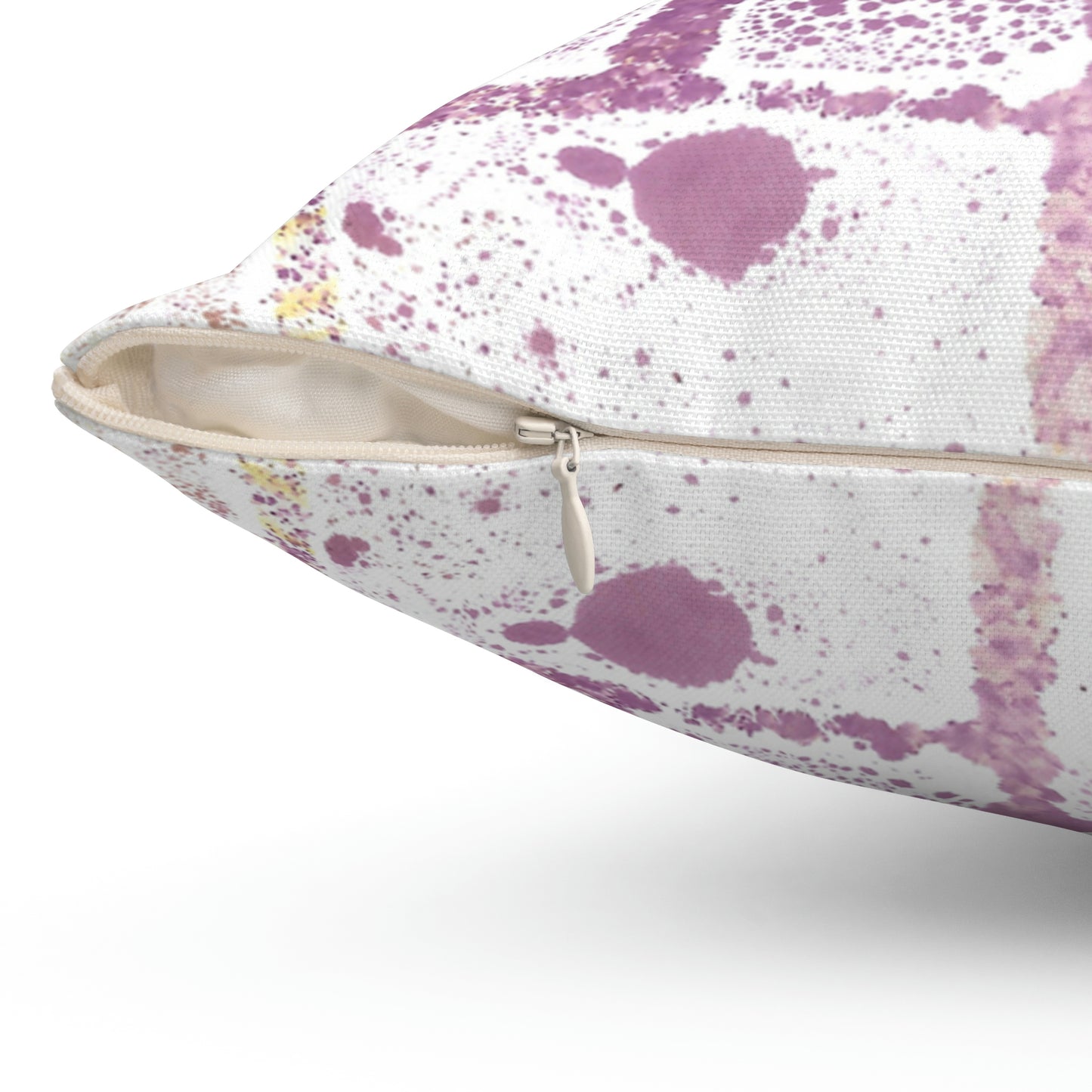 Purple Fantasy Square Pillow - Alja Design