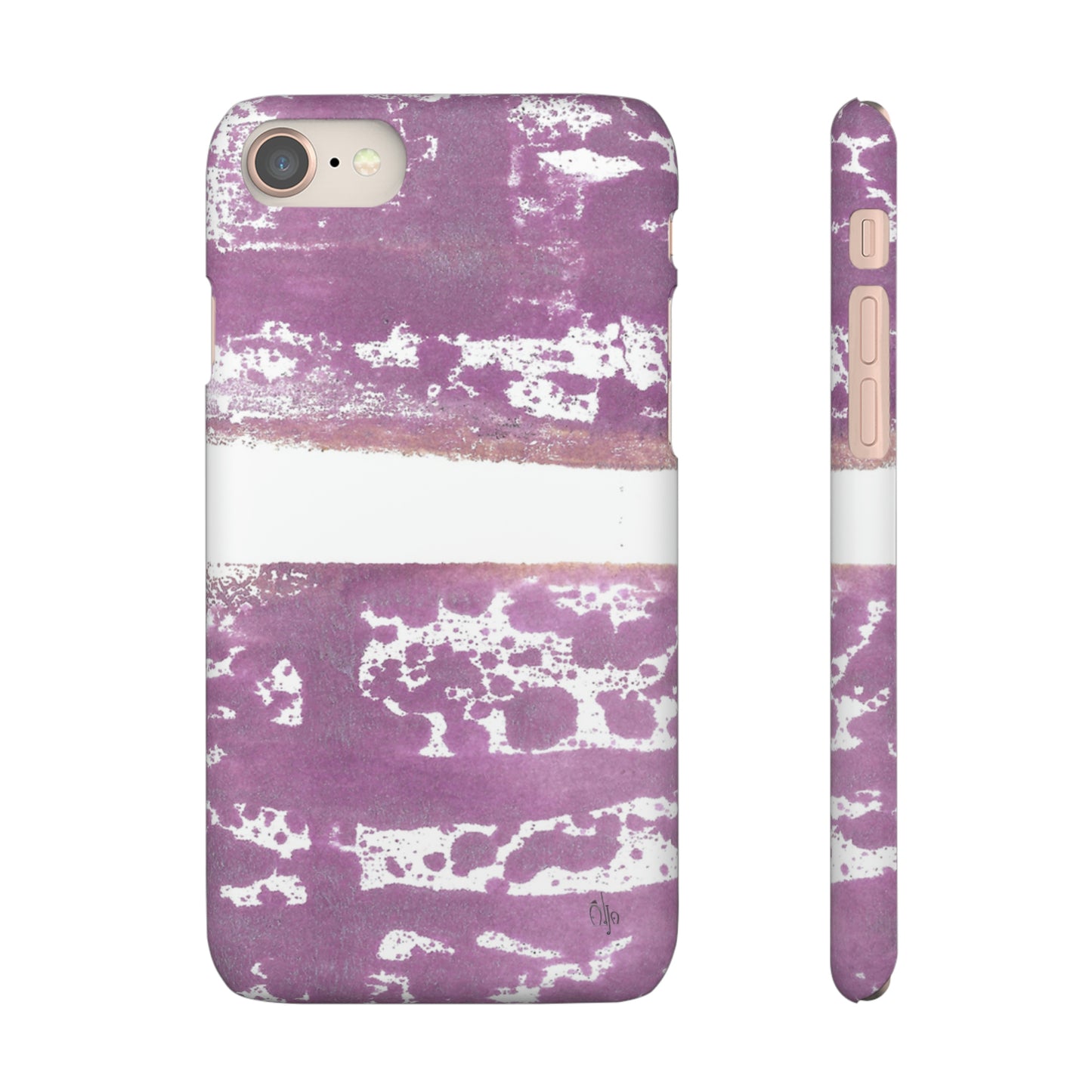 iPhone Samsung Galaxy Pixel5G Snap Case Phone Case Purple Horizon - Alja Design