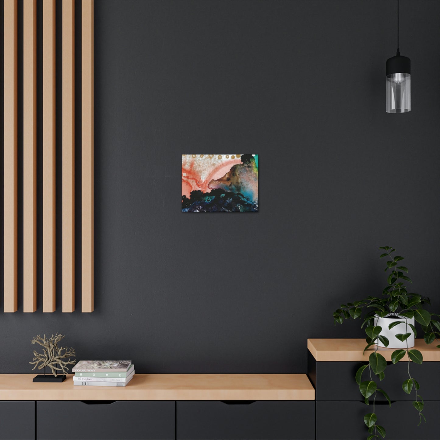 Inner Space 14 Canvas Print - Alja Design