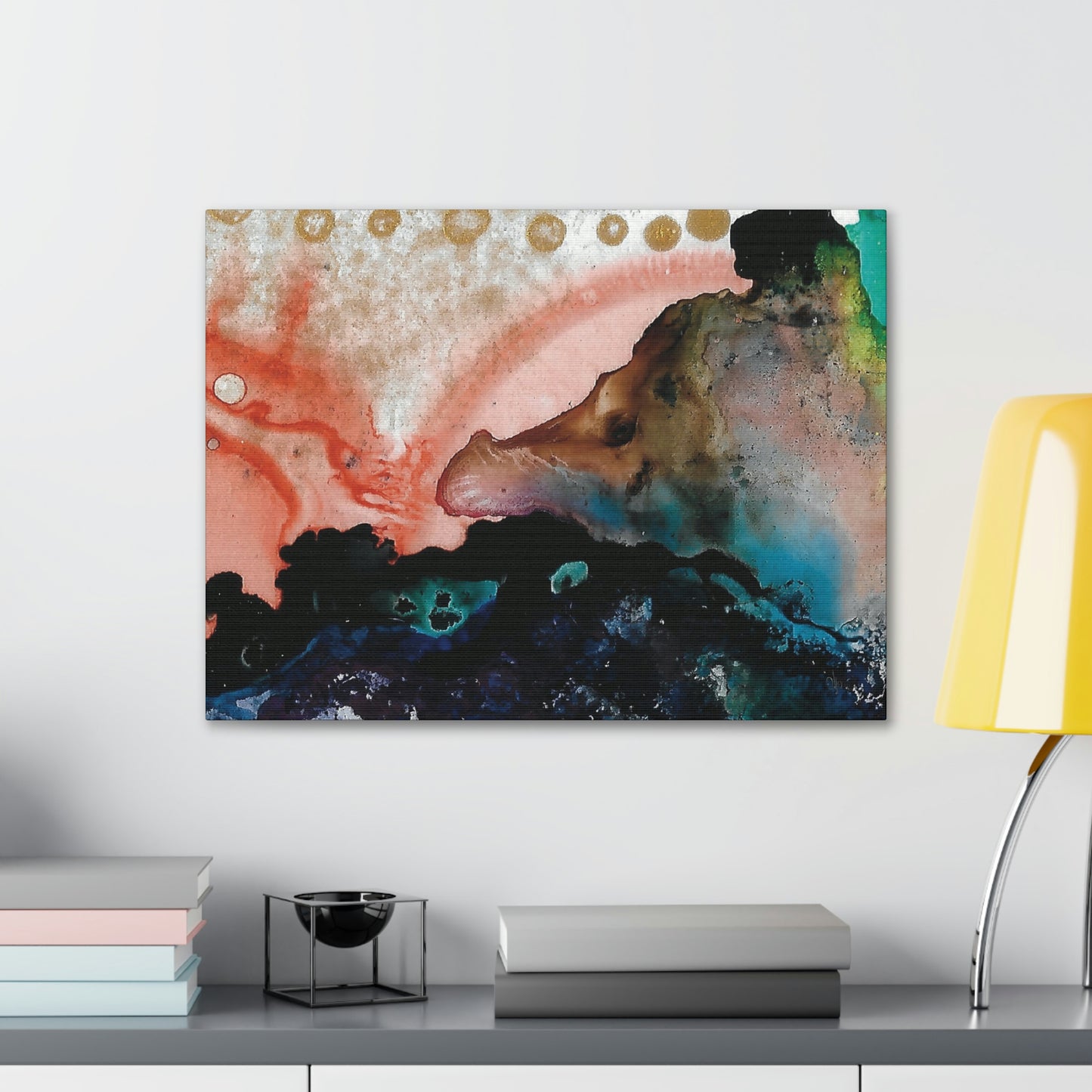 Inner Space 14 Canvas Print - Alja Design