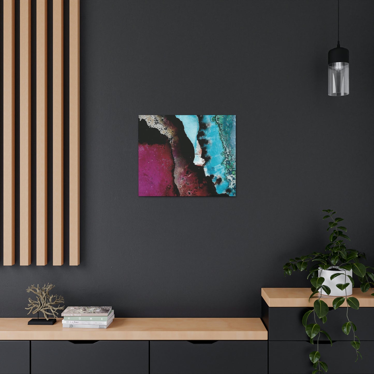 Inner Space 4 Canvas Print - Alja Design