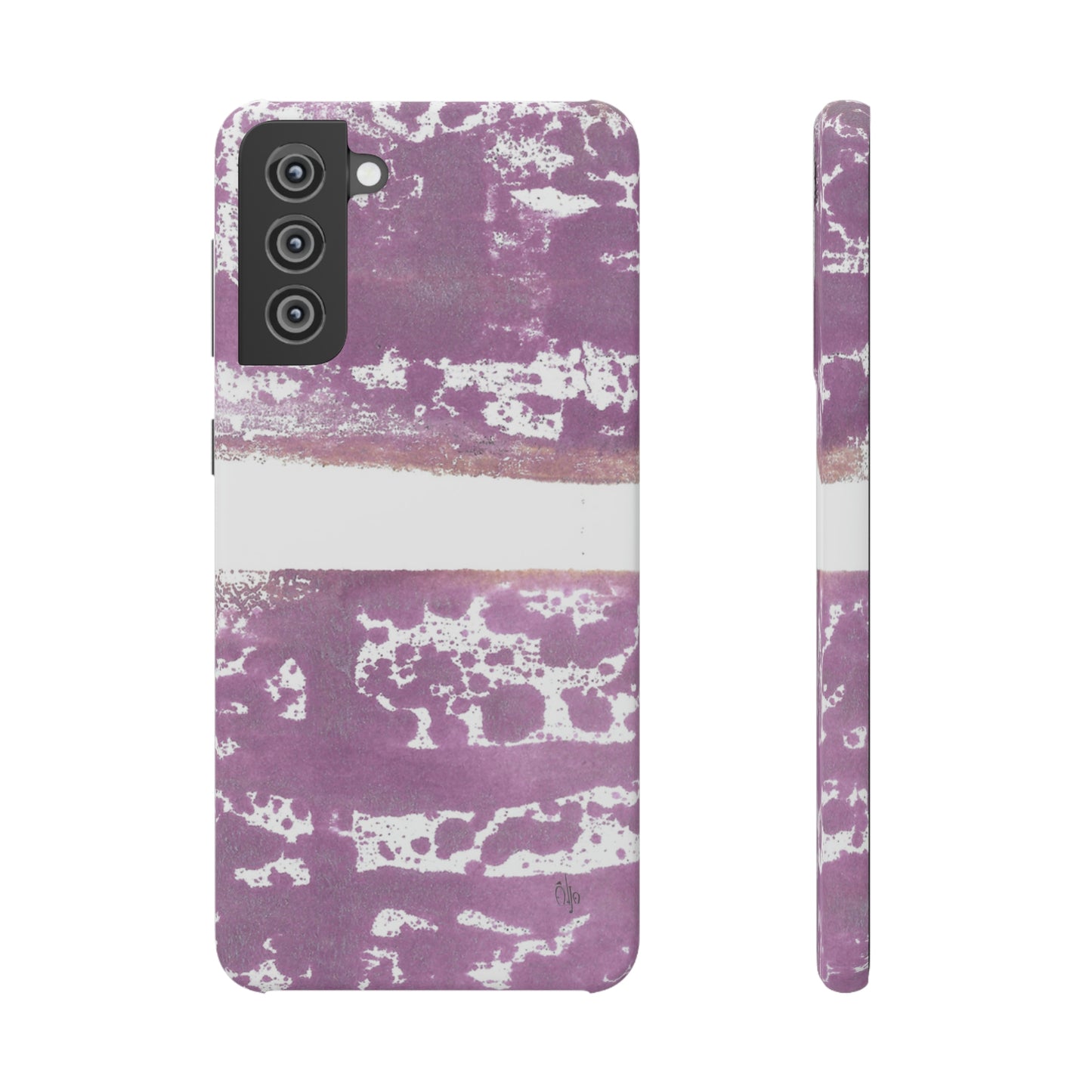 iPhone Samsung Galaxy Pixel5G Snap Case Phone Case Purple Horizon - Alja Design