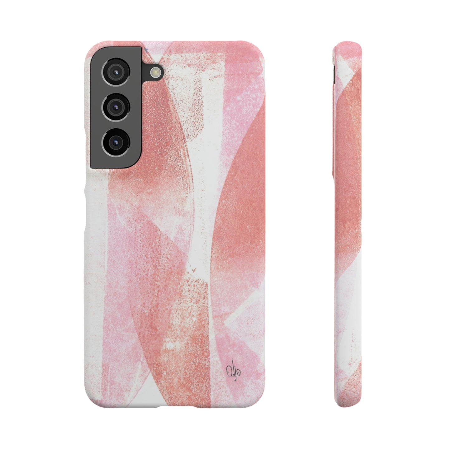 iPhone Samsung Galaxy Pixel5G Snap Case Phone Case Red Glass