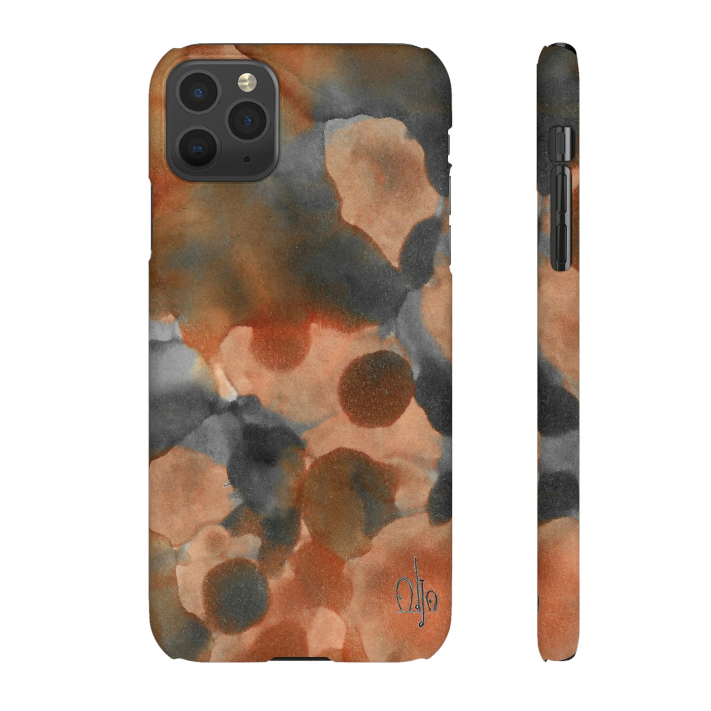 iPhone Samsung Galaxy Pixel5G Snap Case Phone Case Cool Magma - Alja Design