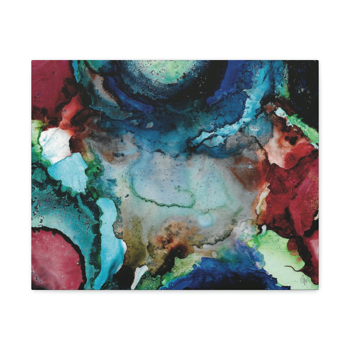 Inner Space 19 Canvas Print - Alja Design