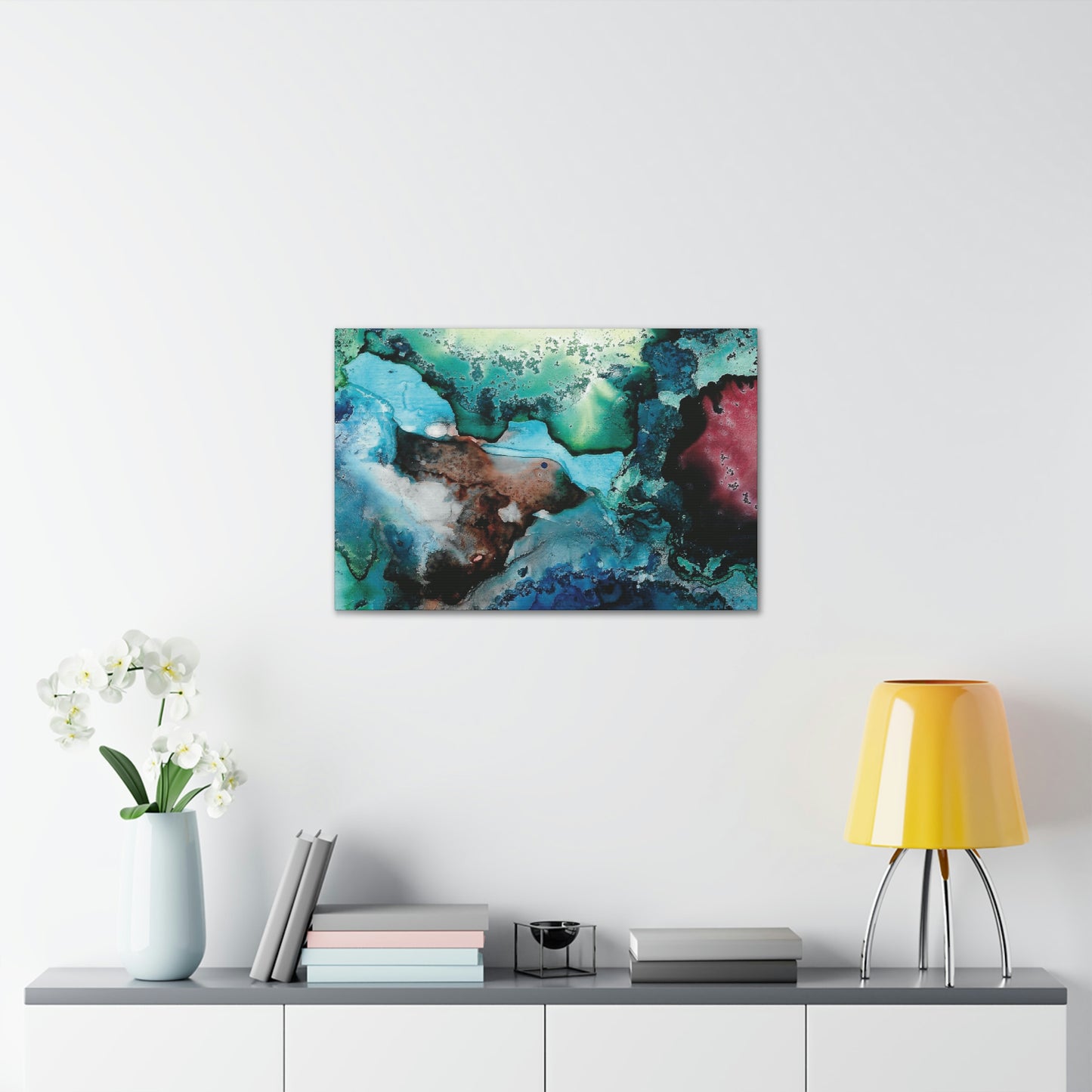 Inner Space 18 Canvas Print - Alja Design