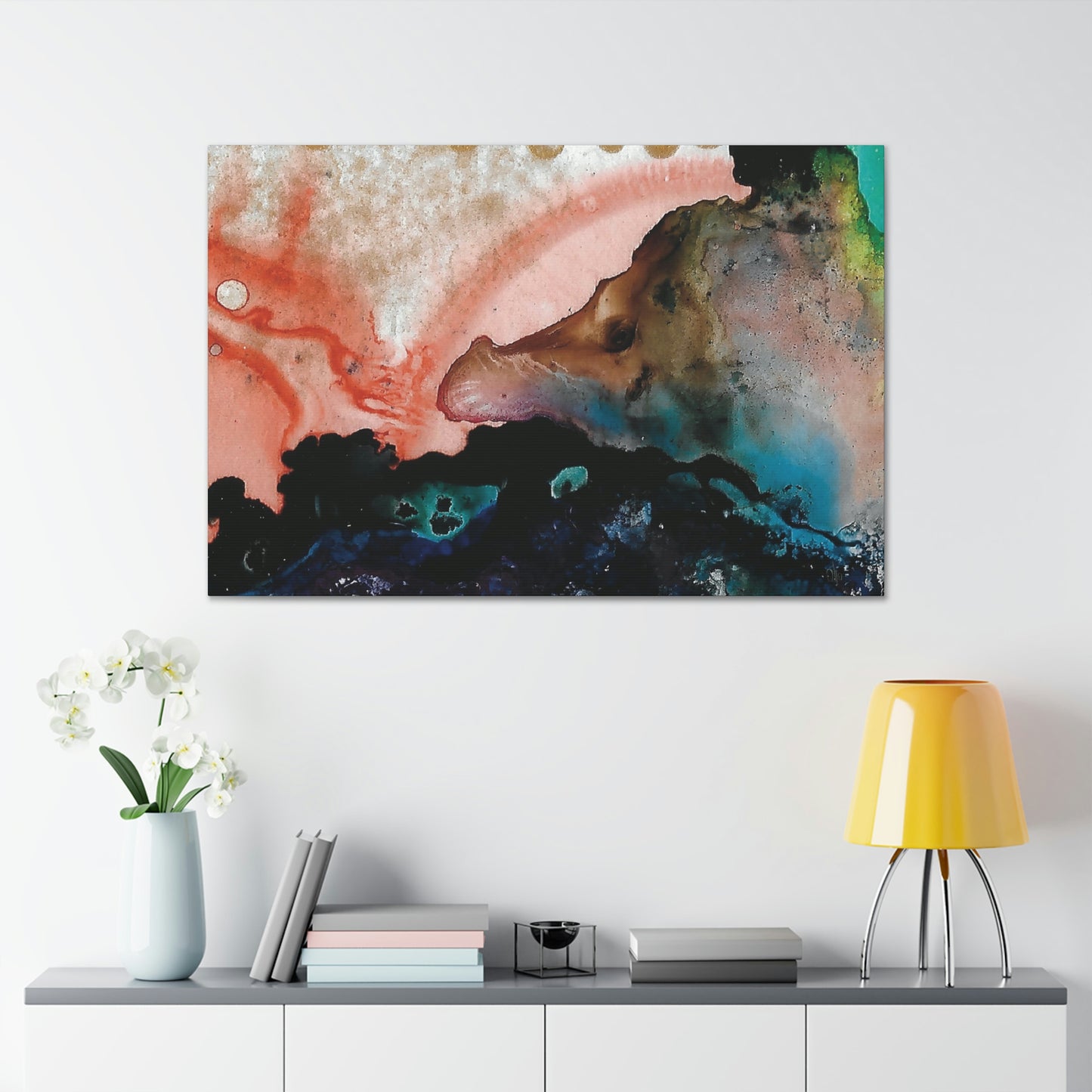 Inner Space 14 Canvas Print - Alja Design