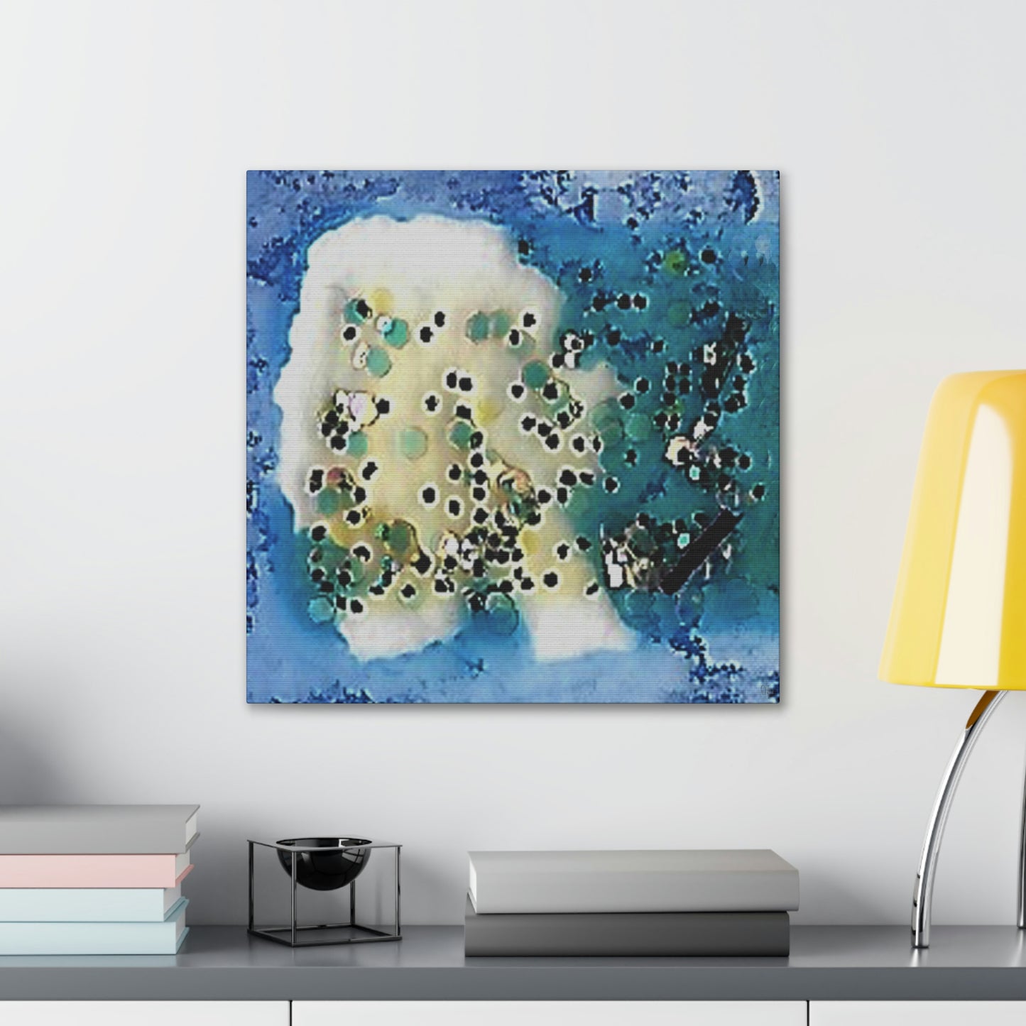 Fractal Blue 8 Canvas Print - Alja Design