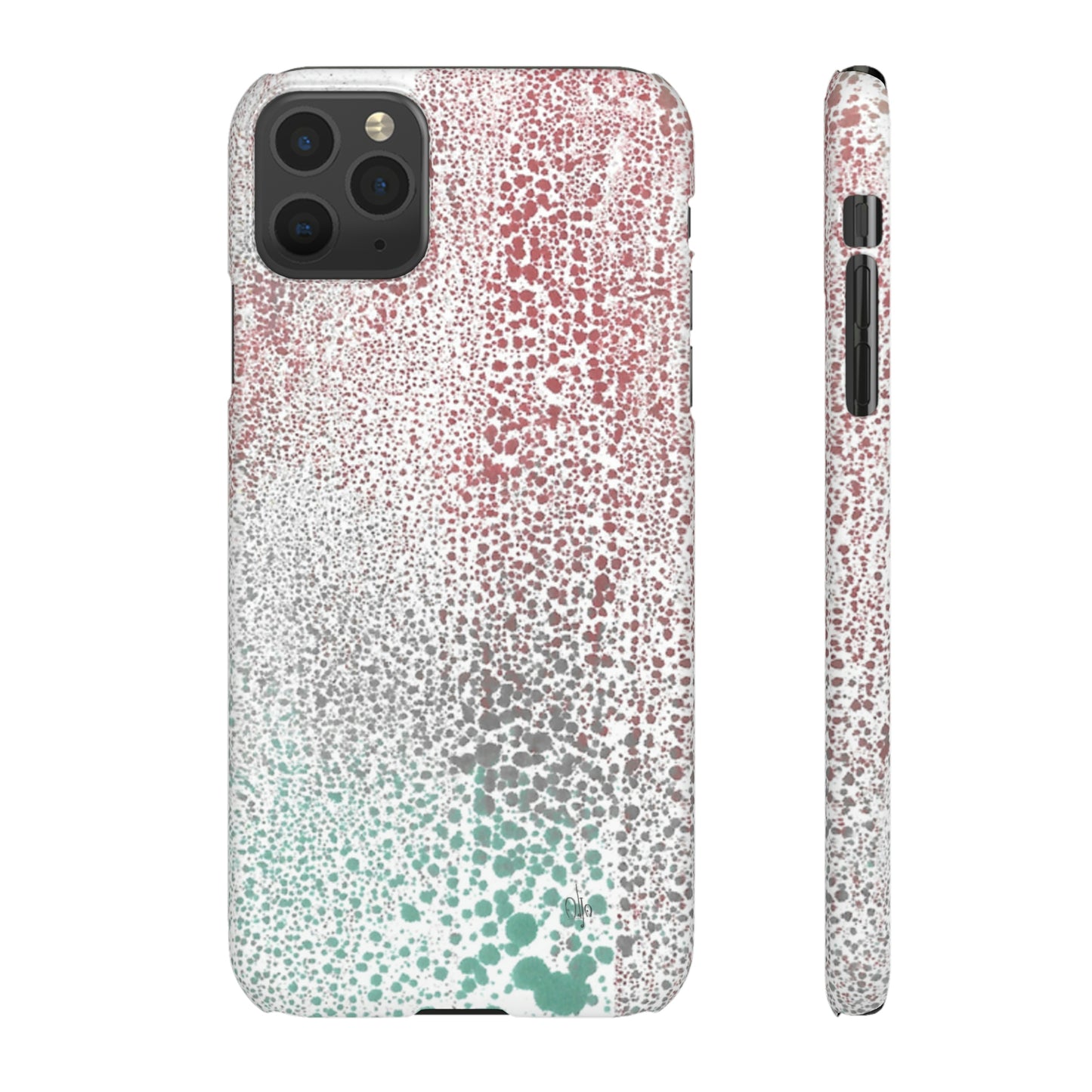 iPhone Samsung Galaxy Pixel5G Snap Case Phone Case Gradient Drip - Alja Design