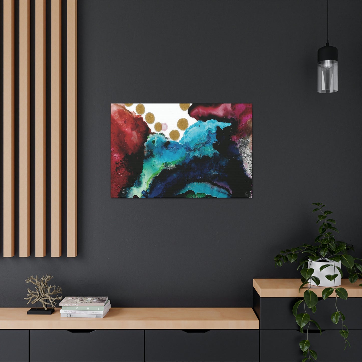 Inner Space 17 Canvas Print - Alja Design