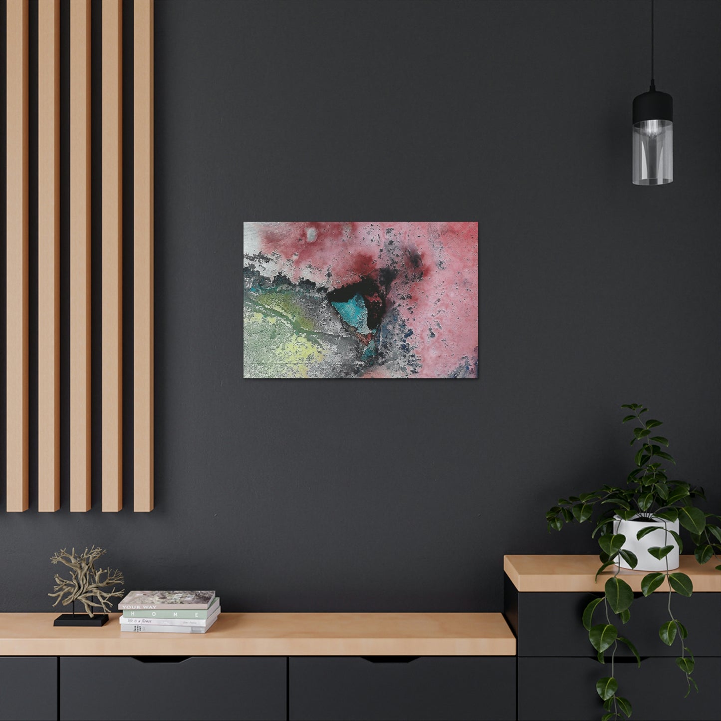 Inner Space 15 Canvas Print - Alja Design