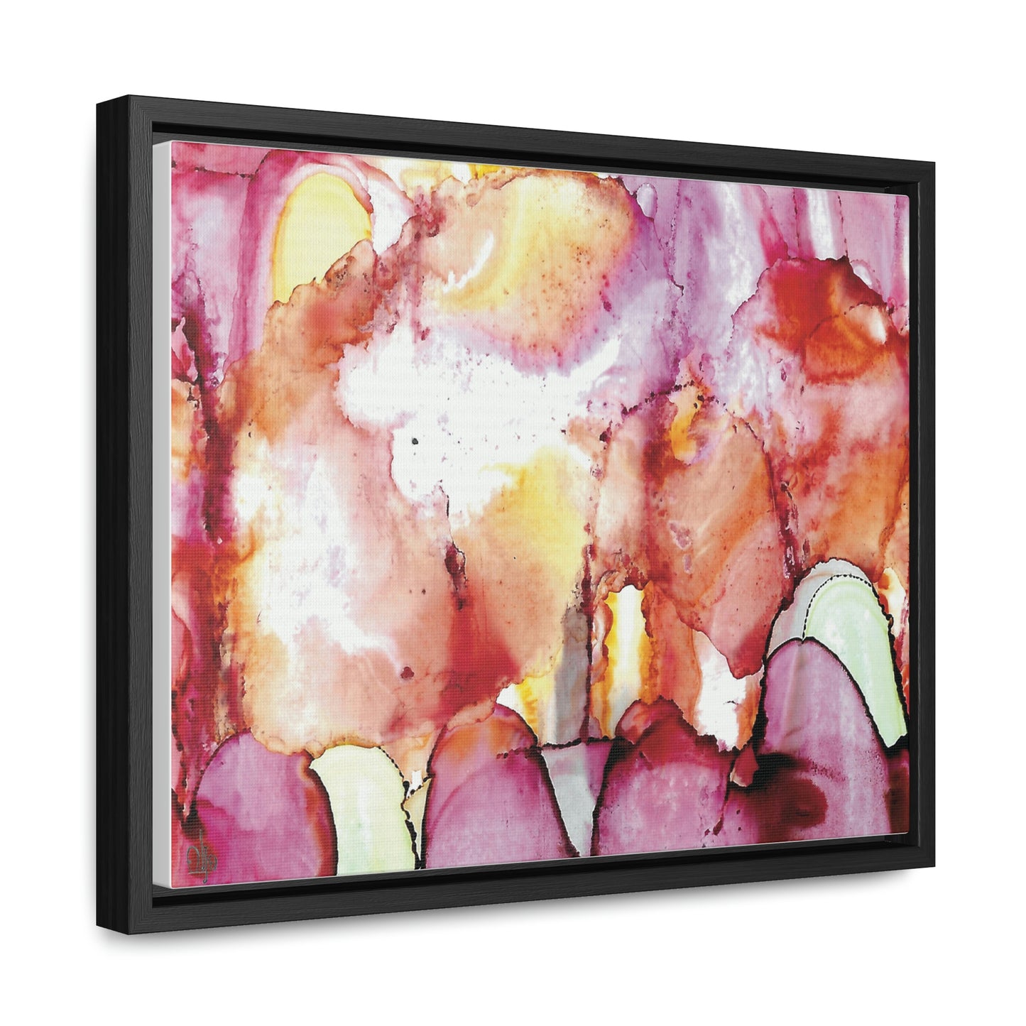 Off the Grid 12 Framed Canvas Print - Alja Design