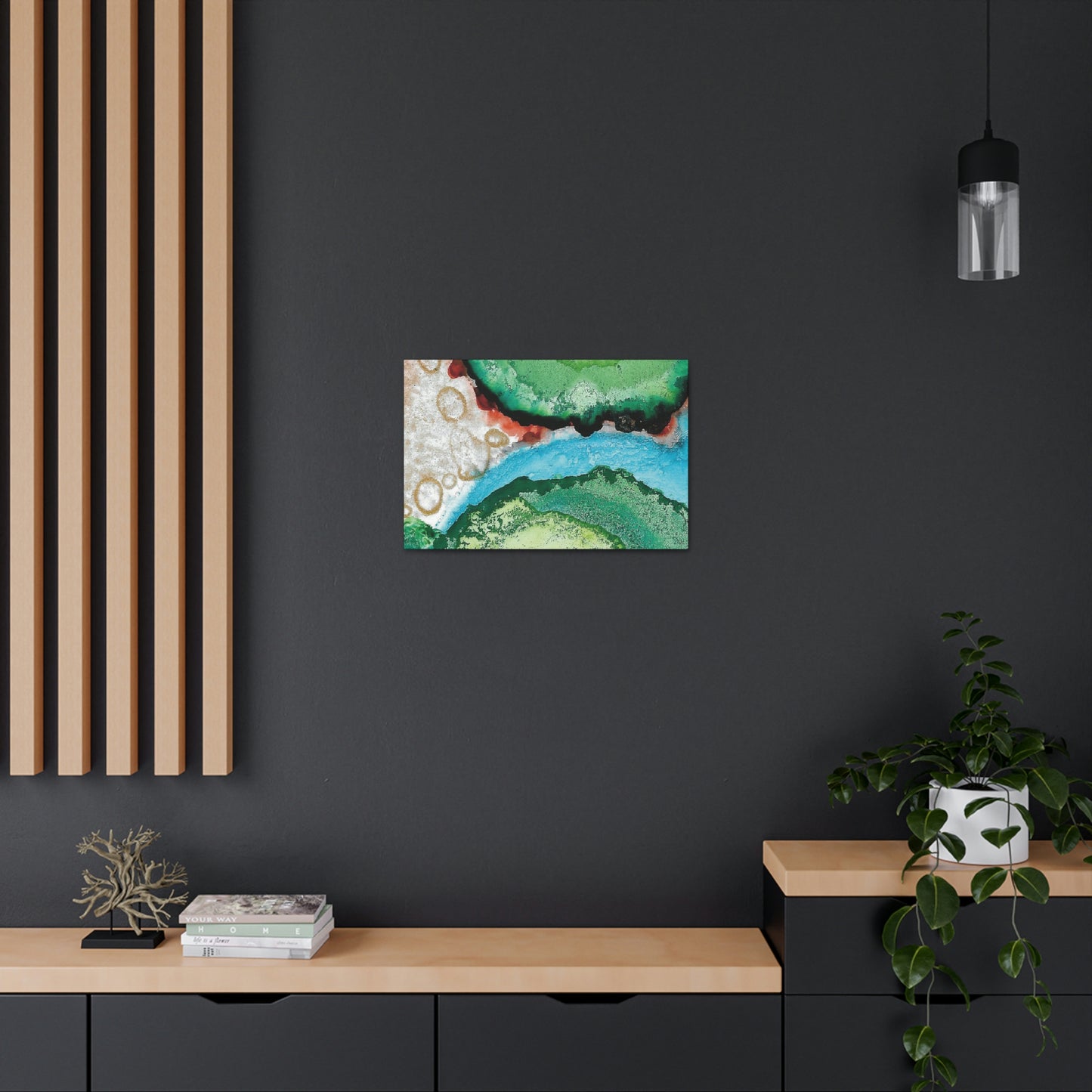 Inner Space 12 Canvas Print - Alja Design