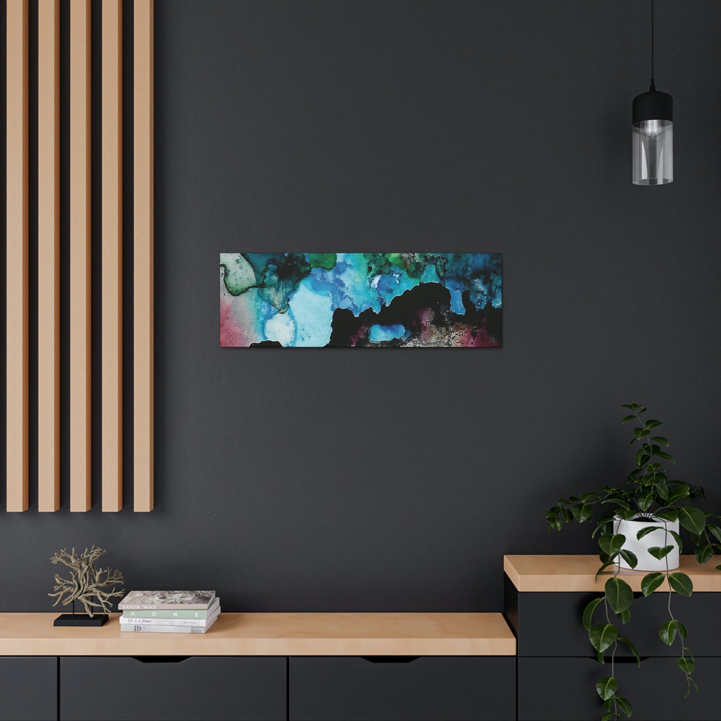Inner Space 5 Canvas Print - Alja Design
