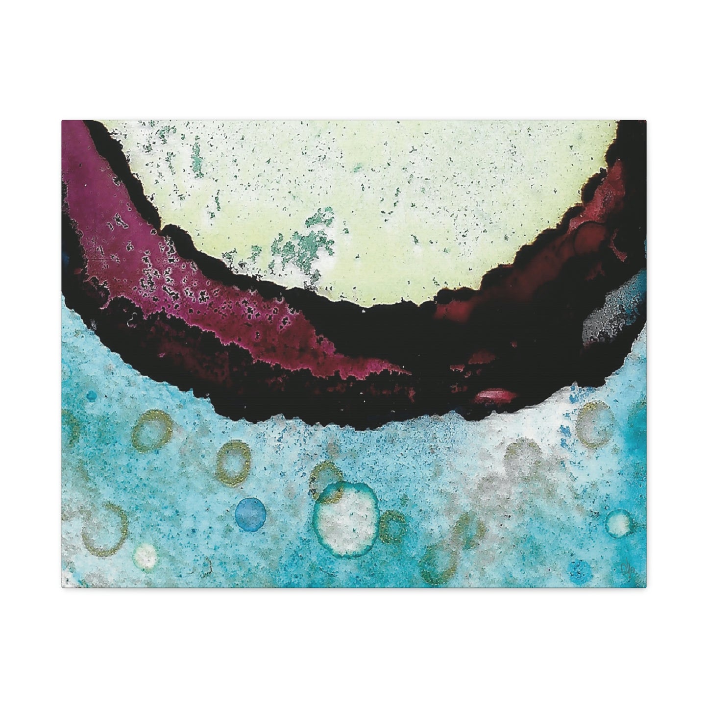 Inner Space 7 Canvas Print - Alja Design