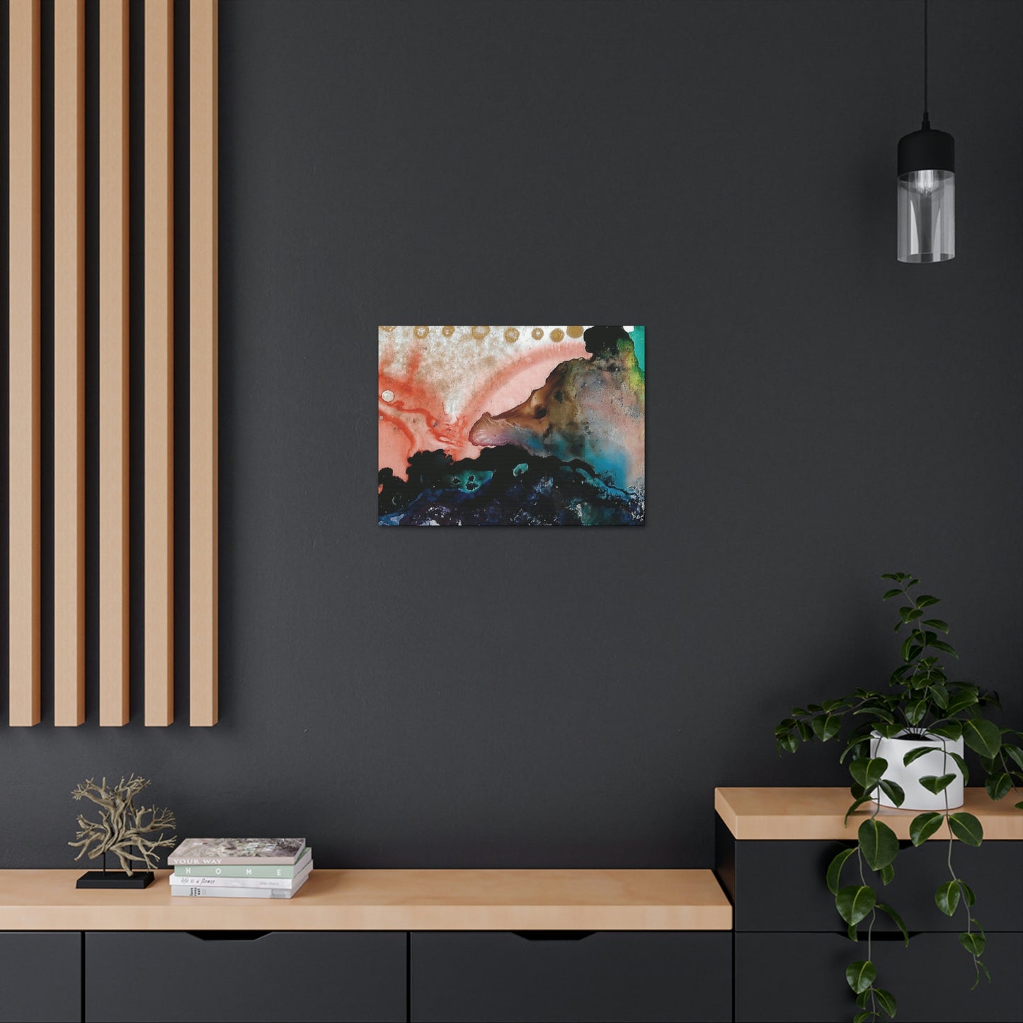 Inner Space 14 Canvas Print - Alja Design