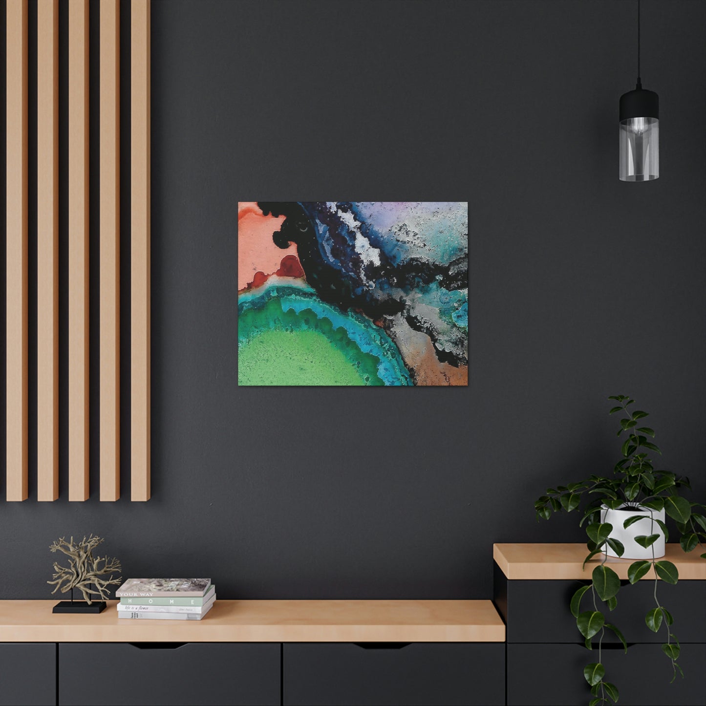 Inner Space 13 Canvas Print - Alja Design
